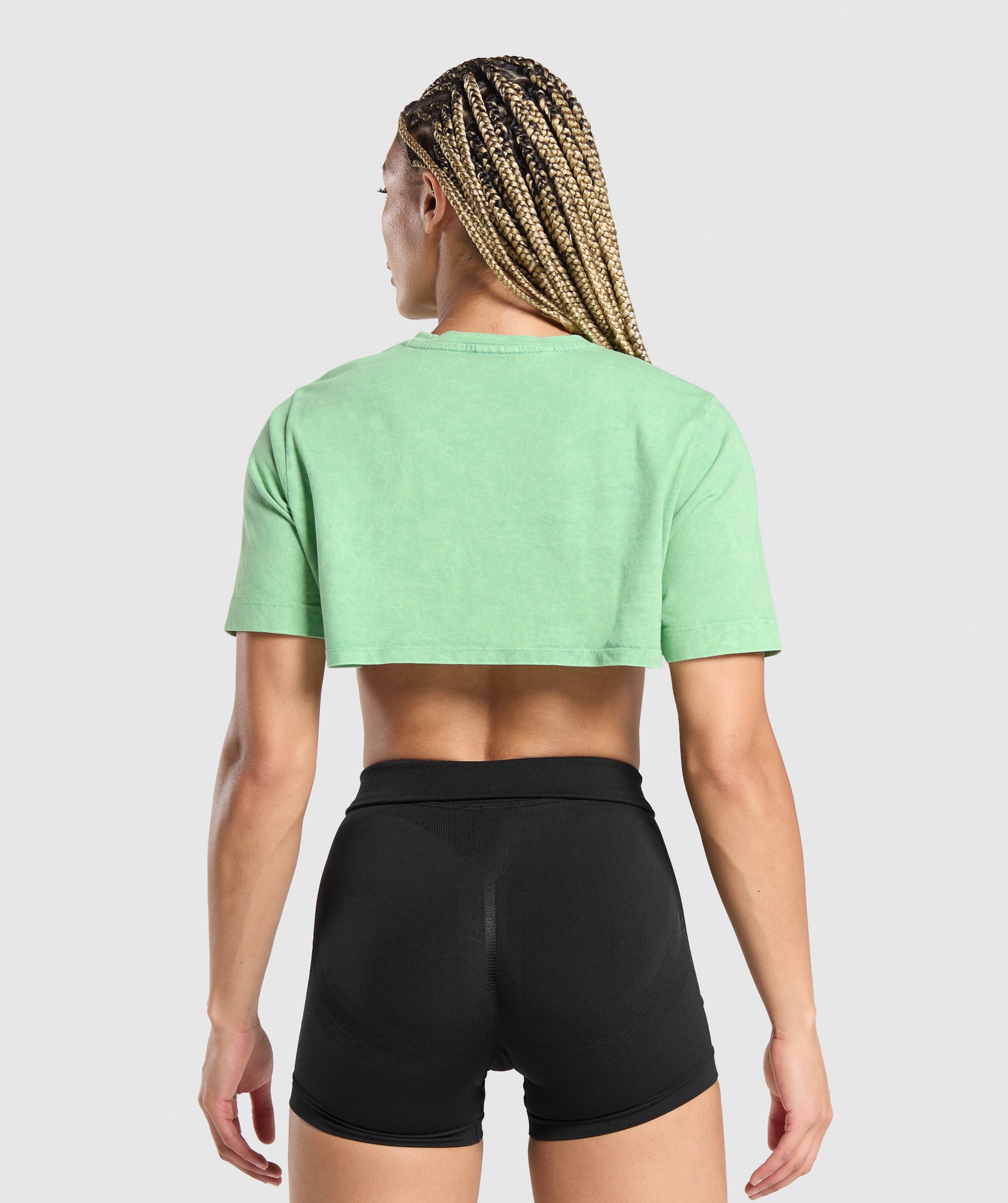 Collegiate Shadow Washed Crop Top