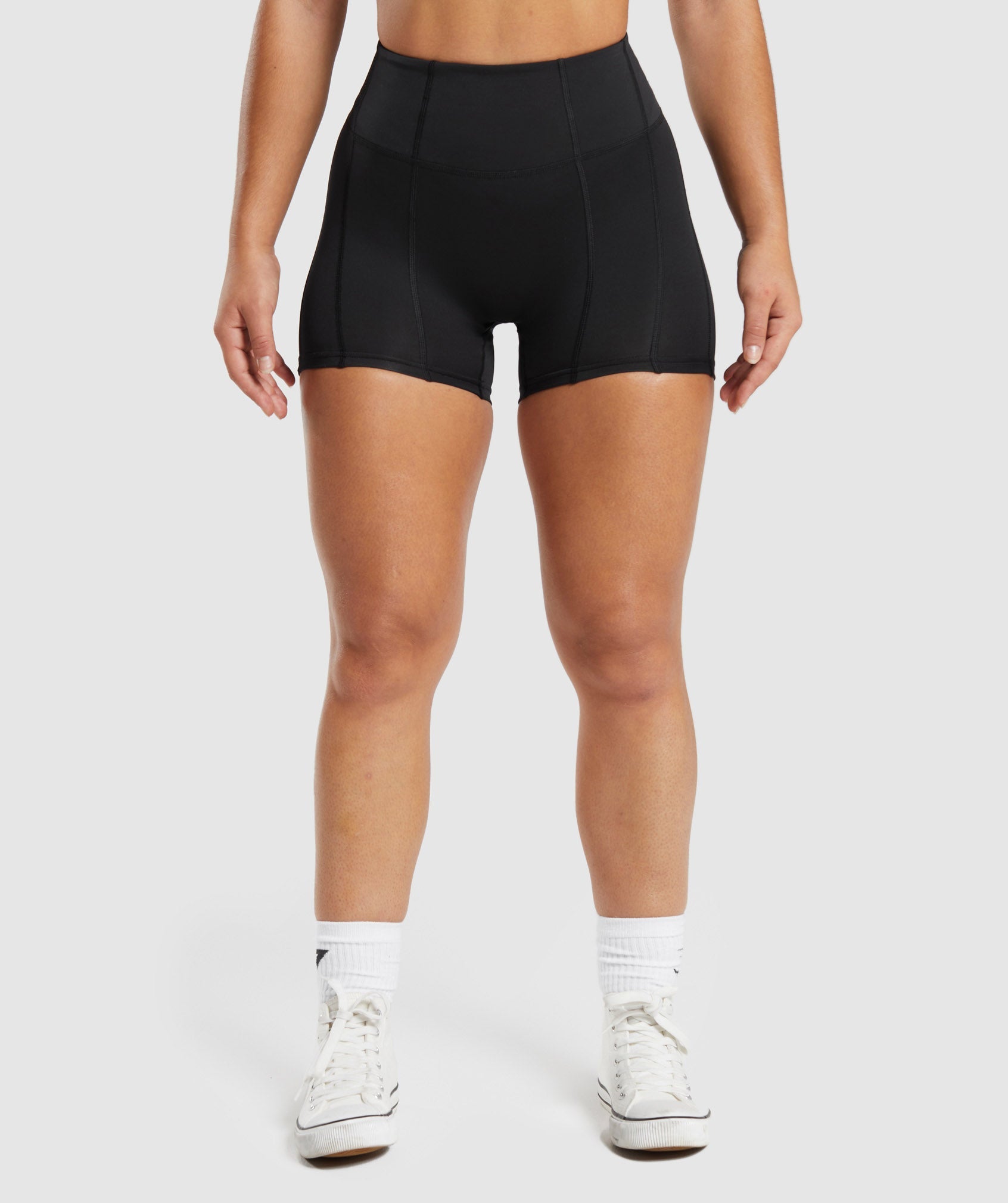 GS Power High Rise Shorts in Black - view 1