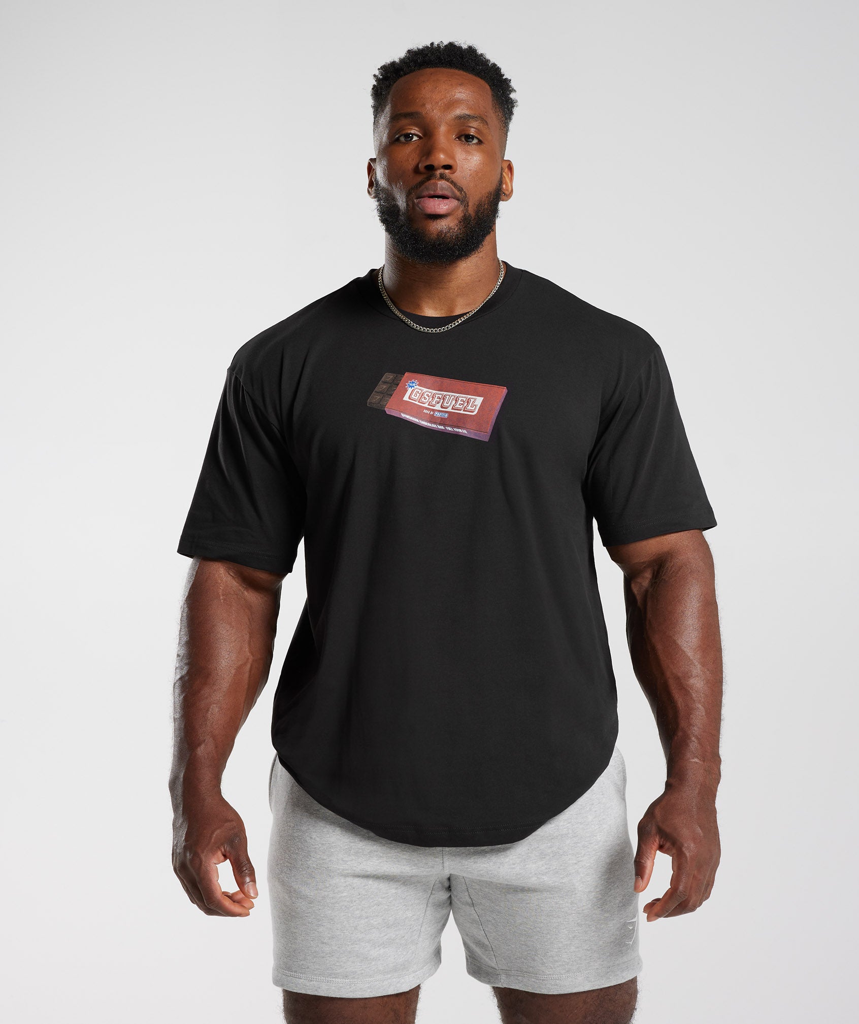 Fuel Oversized T-Shirt in Black