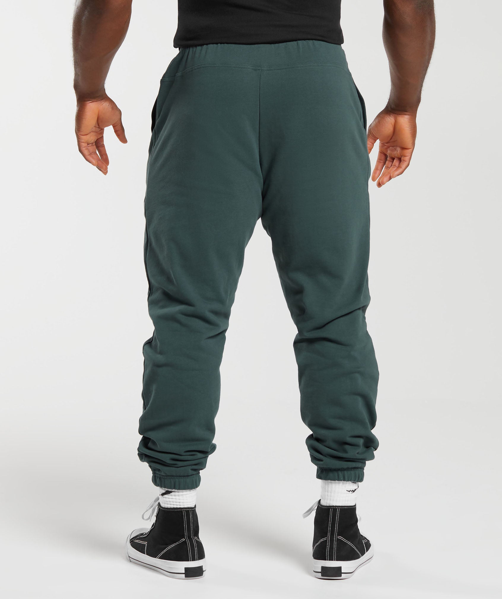 Global Lifting Oversized Joggers in Green - view 2