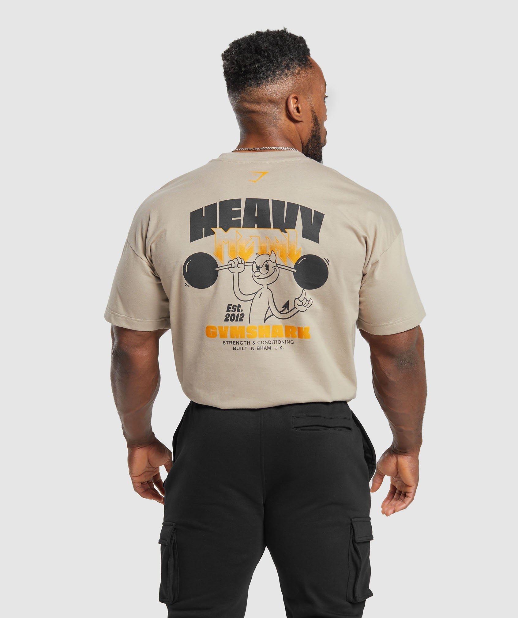 Heavy Metal T-Shirt in Brown - view 1