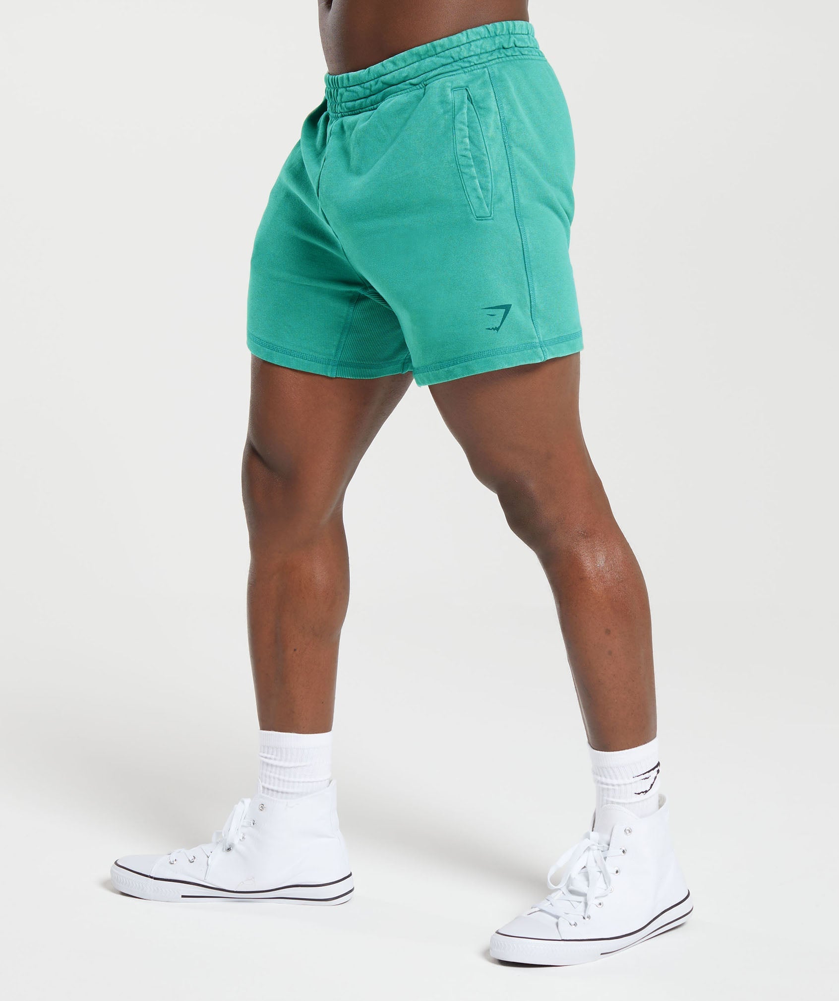 Heritage 5" Shorts in Capri Blue - view 3