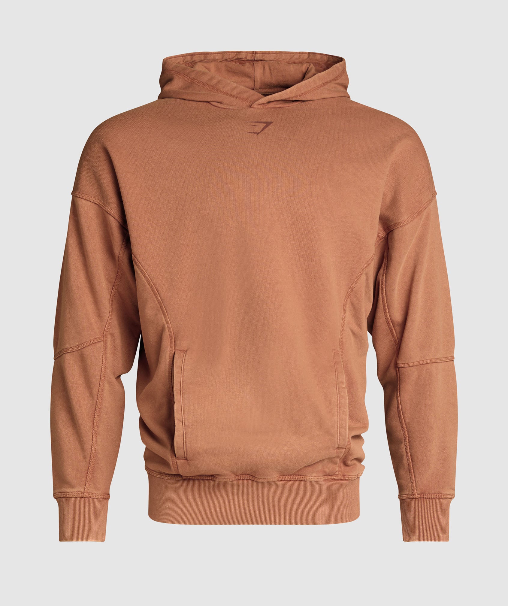 Heritage Washed Hoodie in Canyon Brown - view 8