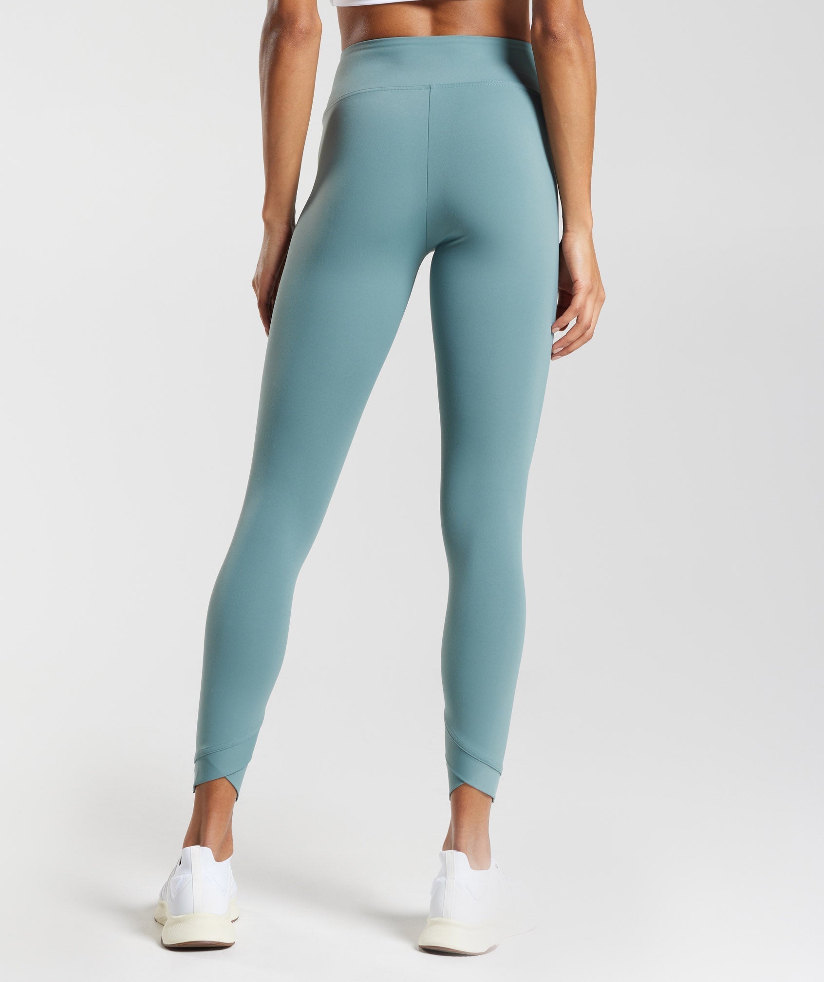 Crossover Leggings in Thunder Blue