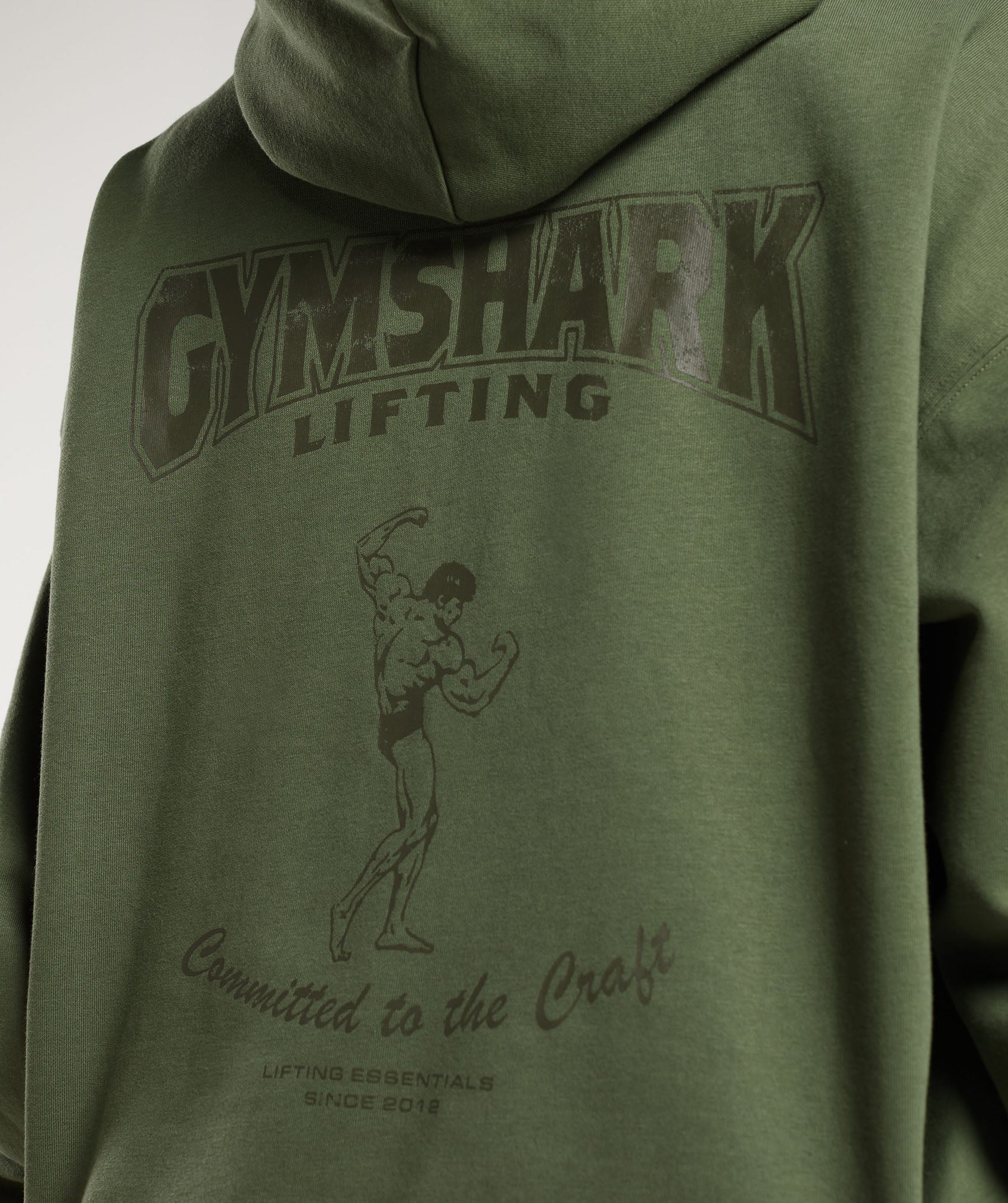 Committed To The Craft Hoodie in Green - view 5