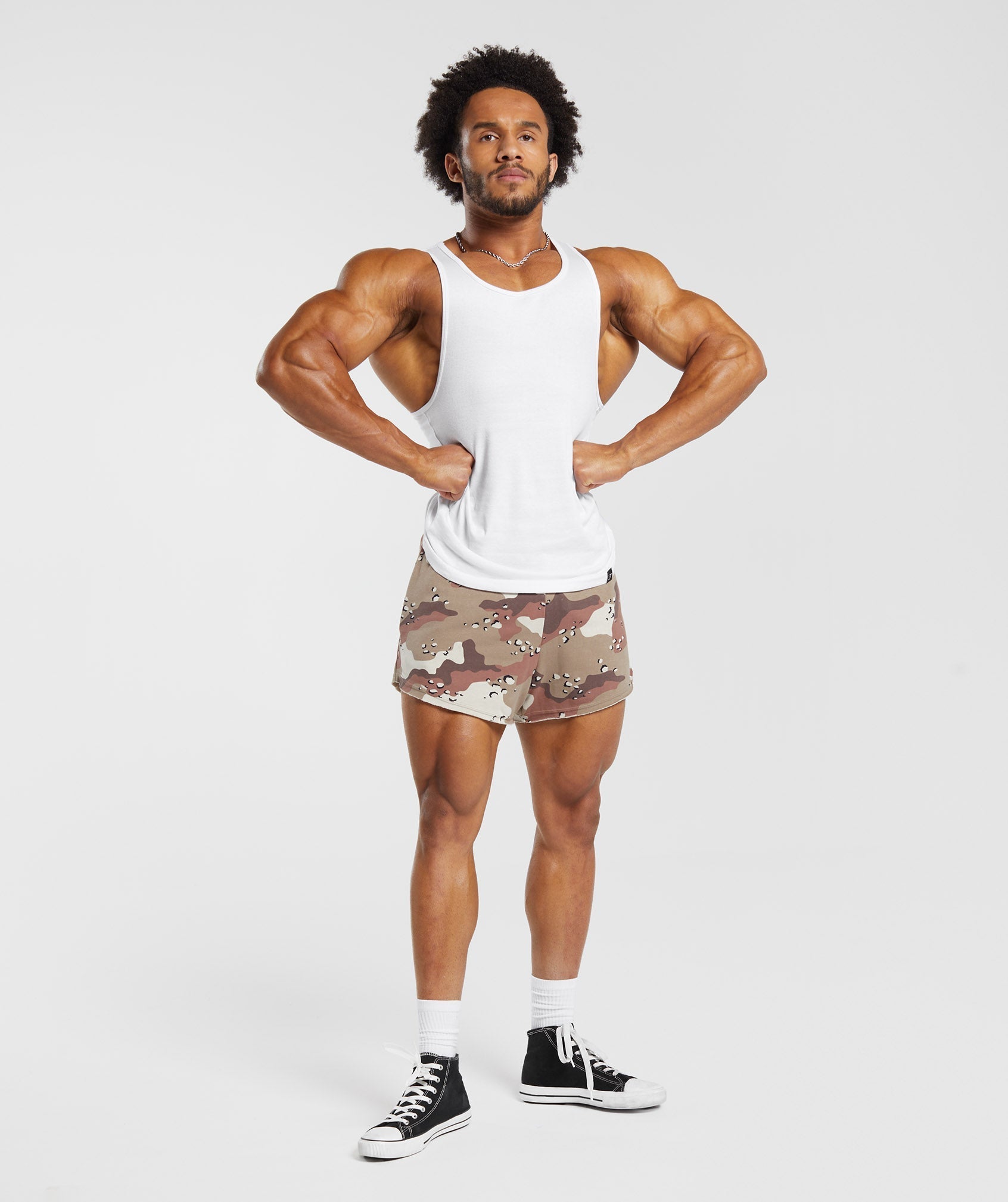 Legacy 4" Shorts in Cement Brown - view 4