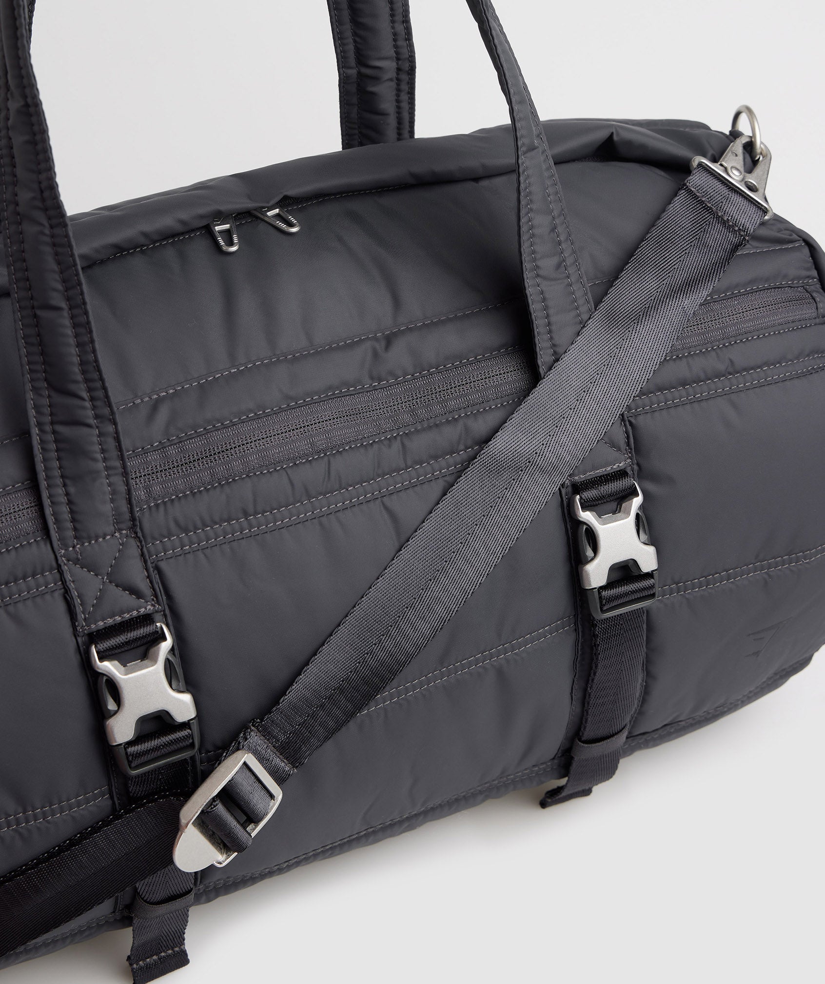 Premium Lifestyle Barrel Bag in Onyx Grey