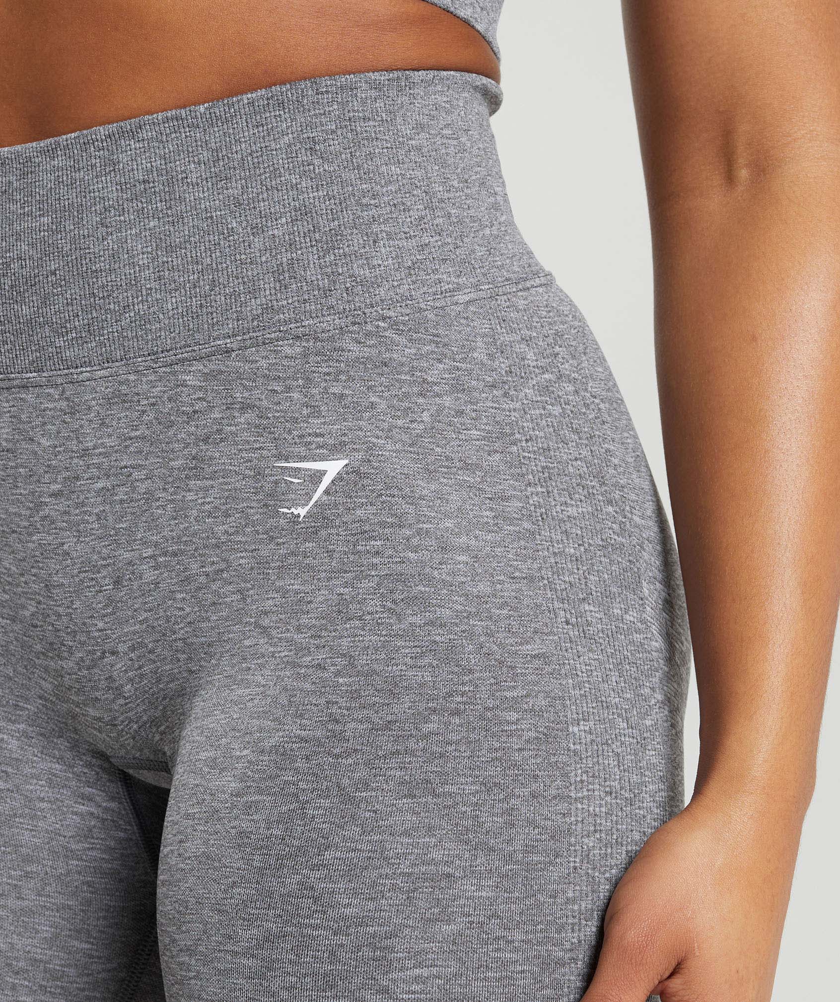 Lift Contour Seamless Leggings in Brushed Grey/White Marl - view 5