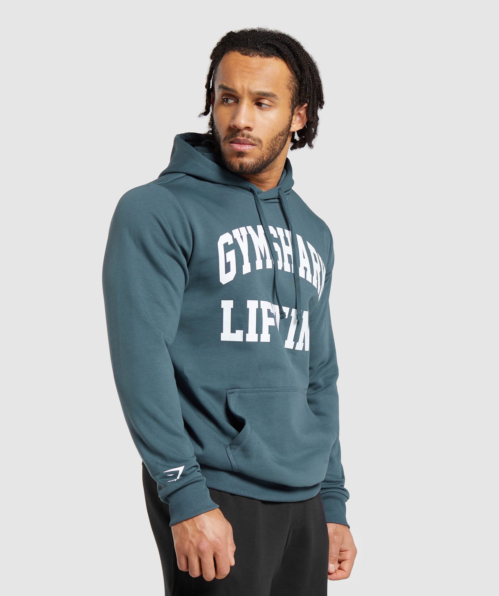 Lifting Club Hoodie in Titanium Blue - view 3