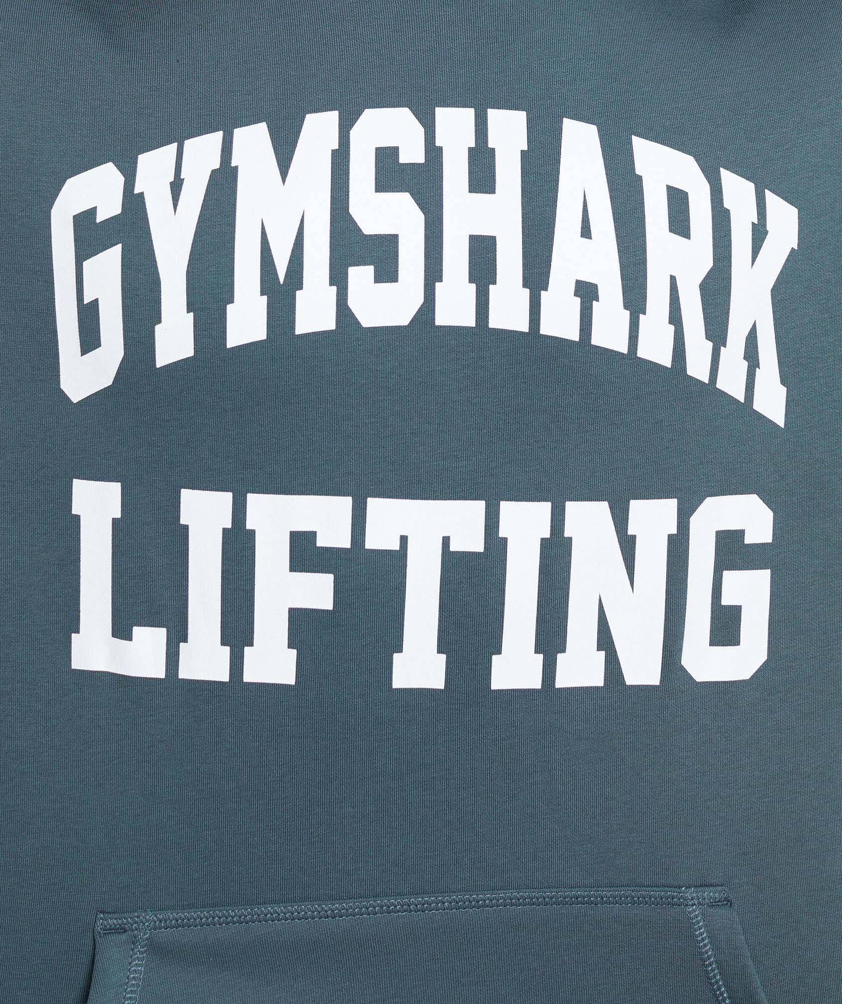 Lifting Club Hoodie in Titanium Blue - view 6