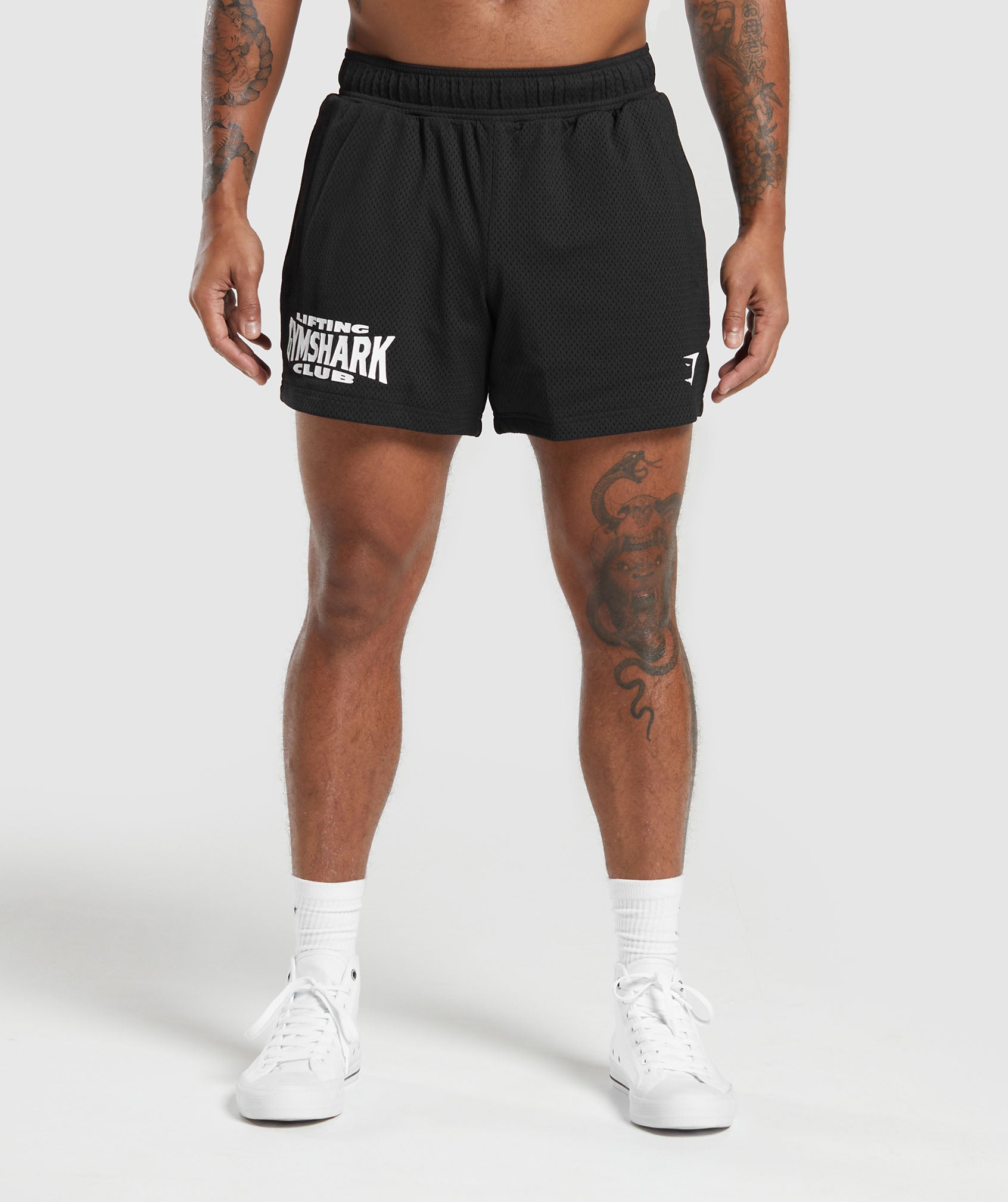 Shorts Gymshark  Crest Shorts - Black Black Homme ⋆ Adriennecorna