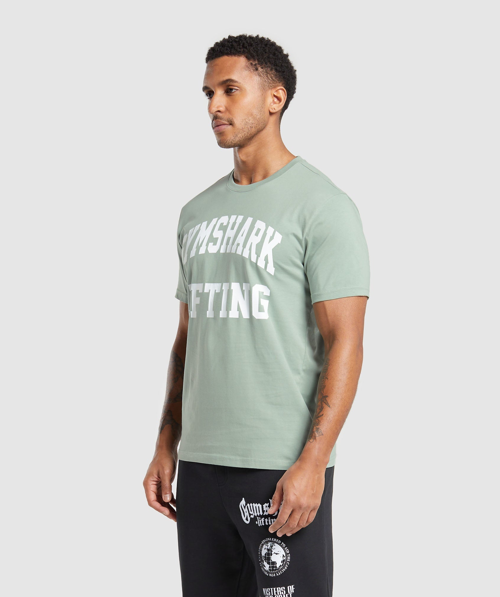 Lifting Club T-Shirt in Dollar Green - view 3