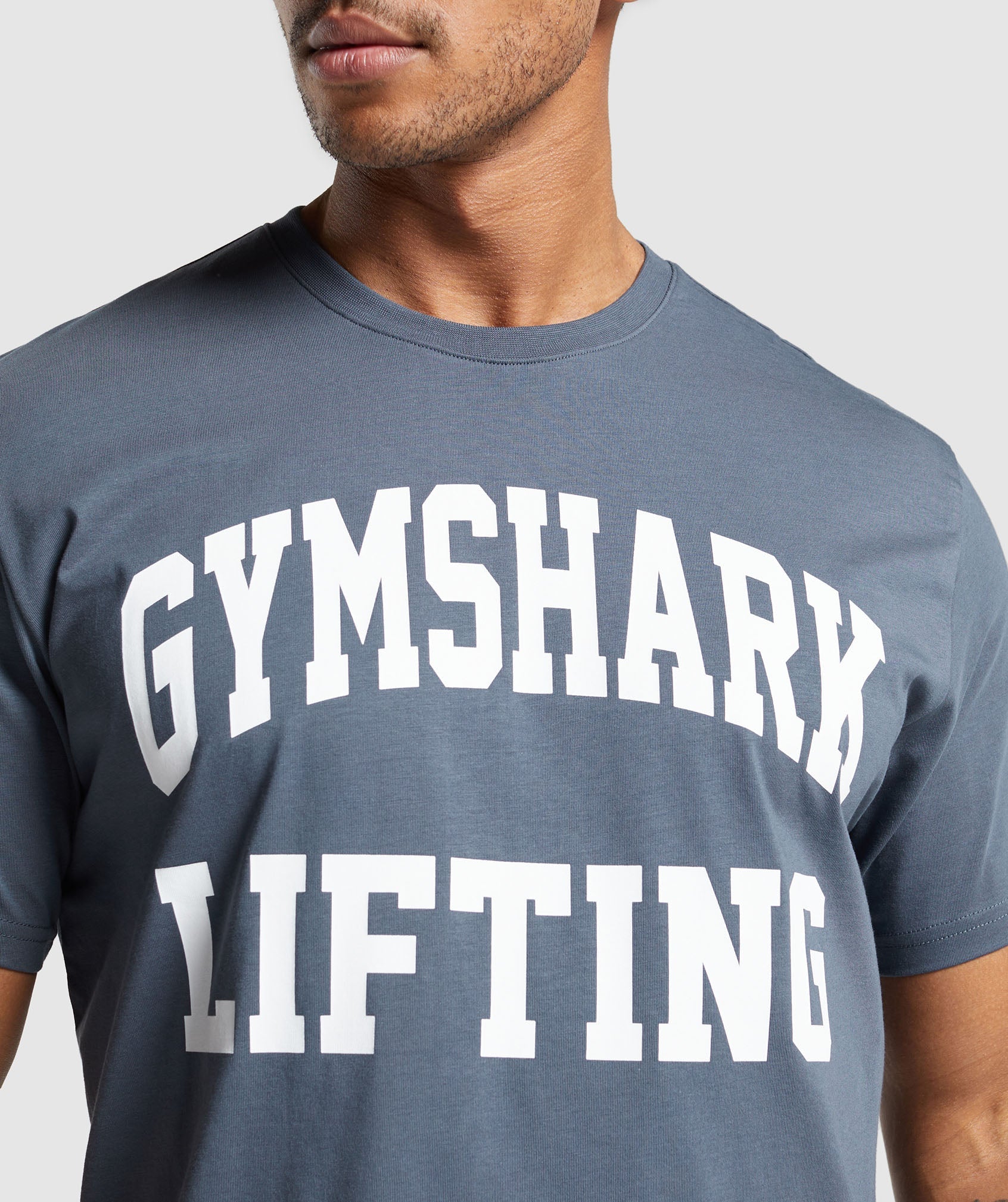 Lifting Club T-Shirt in Titanium Blue - view 5