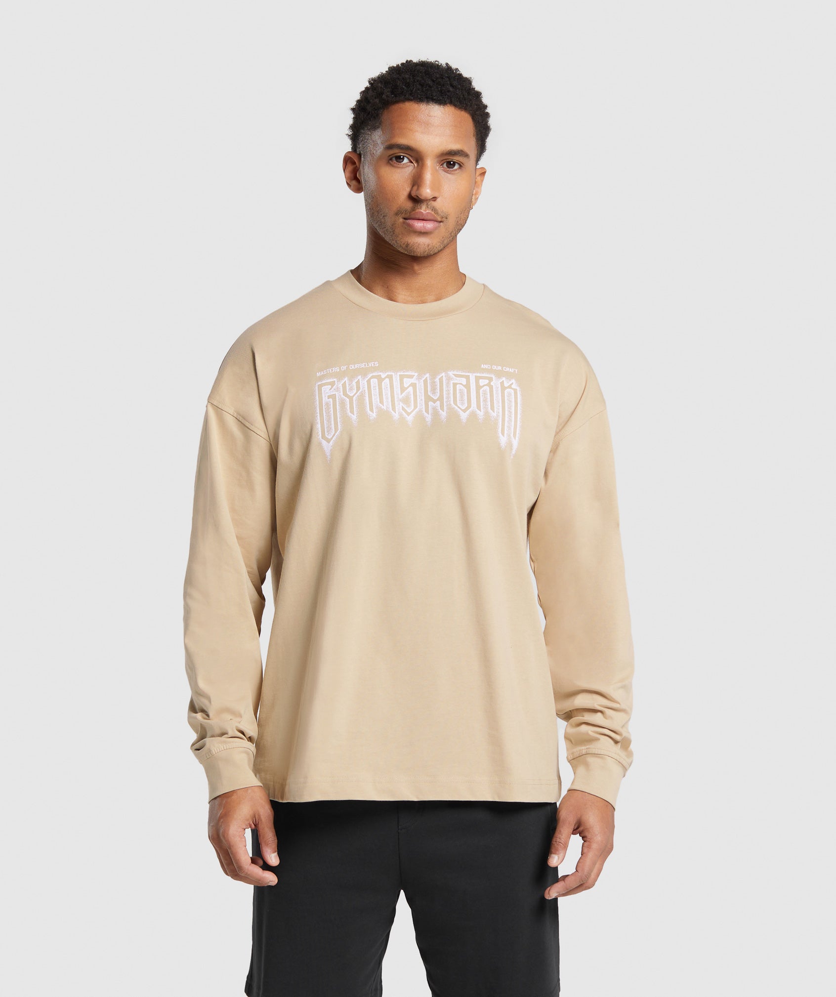 Masters of Our Craft Long Sleeve T-Shirt in Vanilla Beige