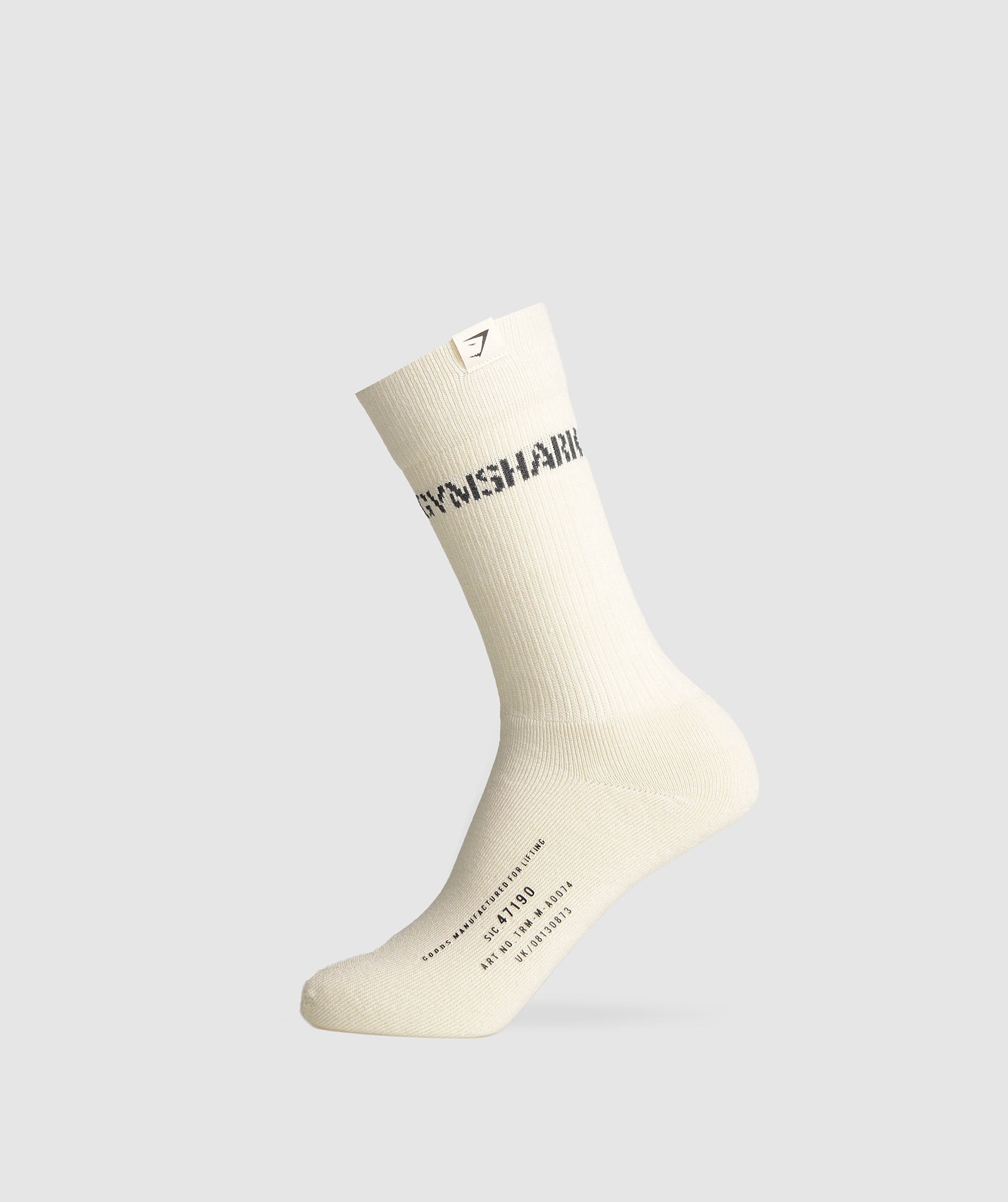 Tactical Crew Socks in Ecru White - view 1