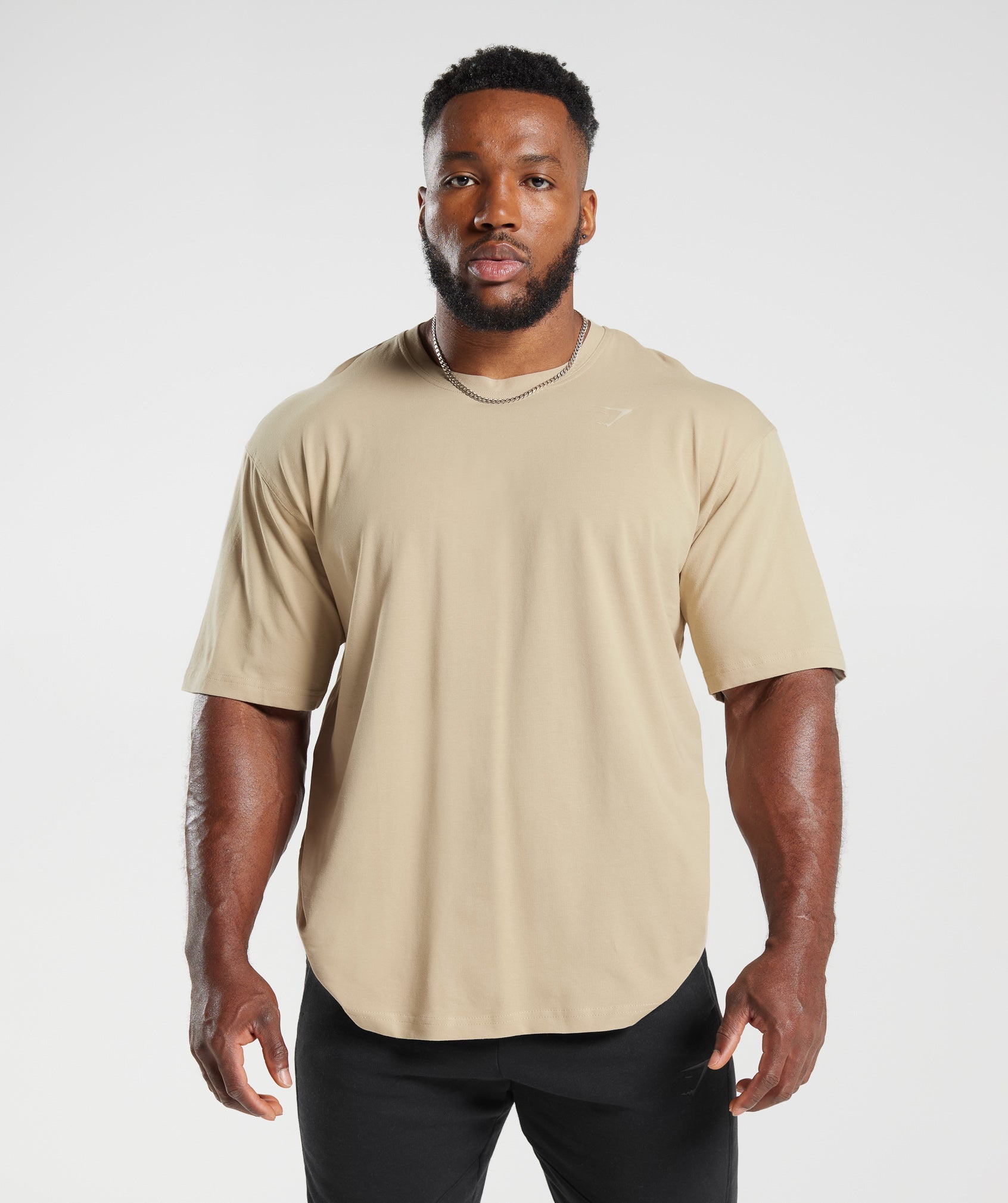 Gymshark Power T-Shirt - Desert Beige | Gymshark
