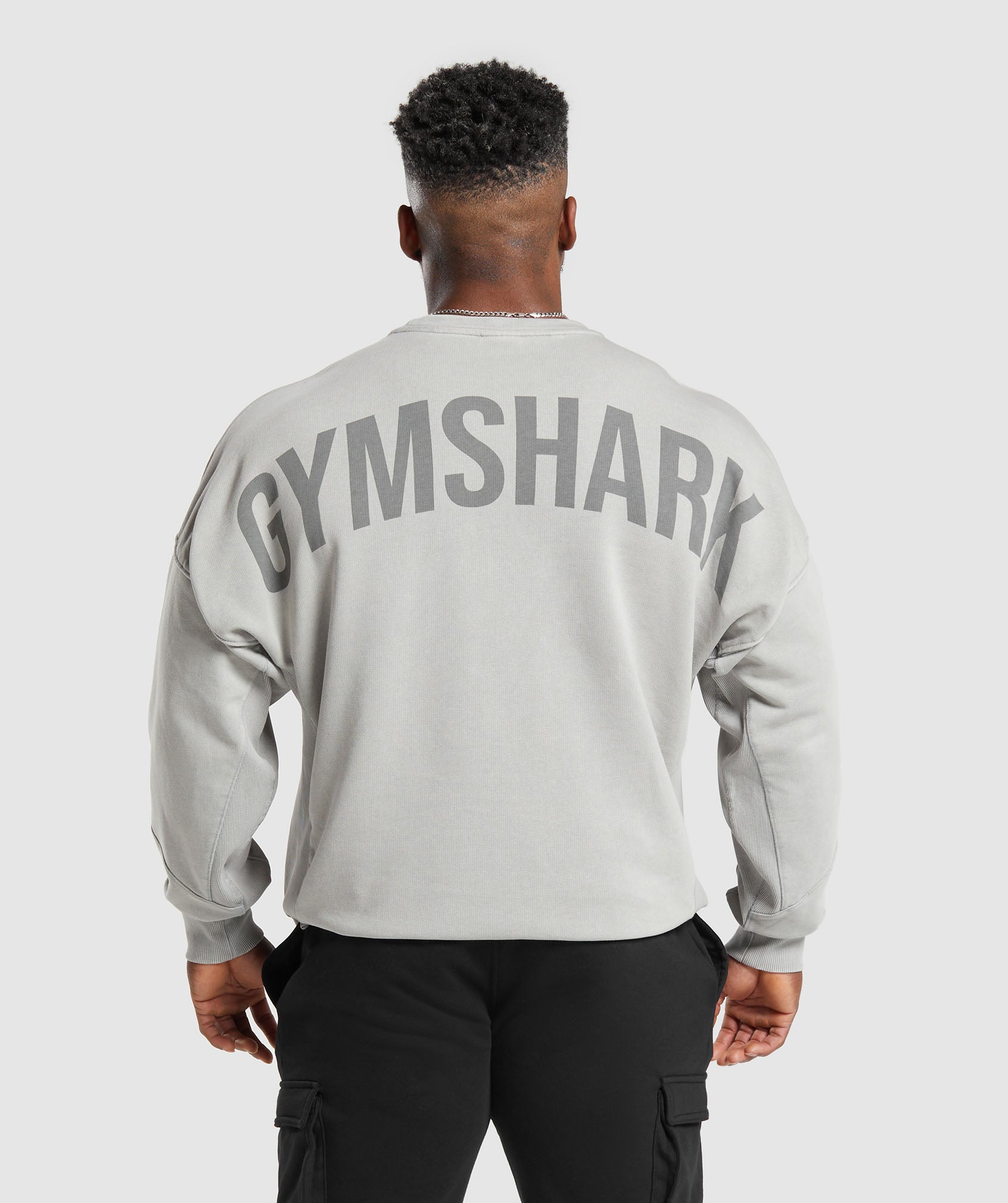 Gymshark Heritage Washed Hoodie - Onyx Grey