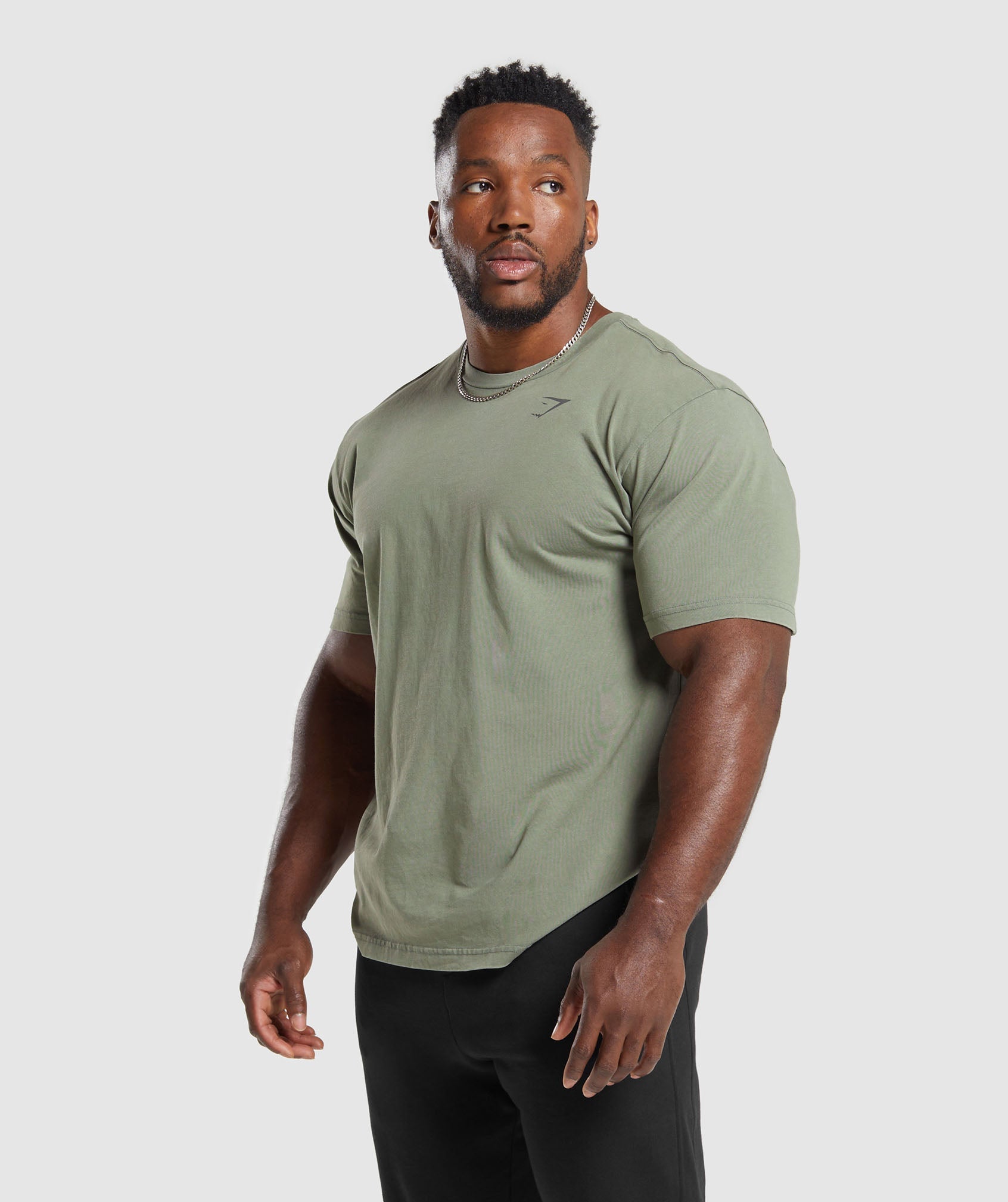 Power Washed T-Shirt in Dusk Green - view 3