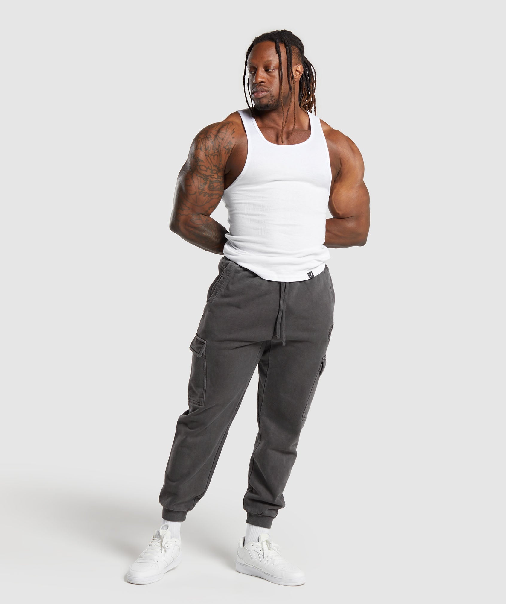 Premium Legacy Cargo Pants in Black - view 4