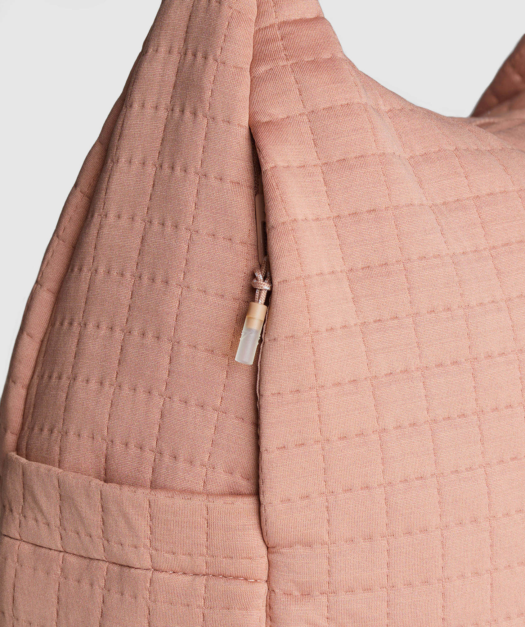 Quilted Bag in Faded Pink - view 2