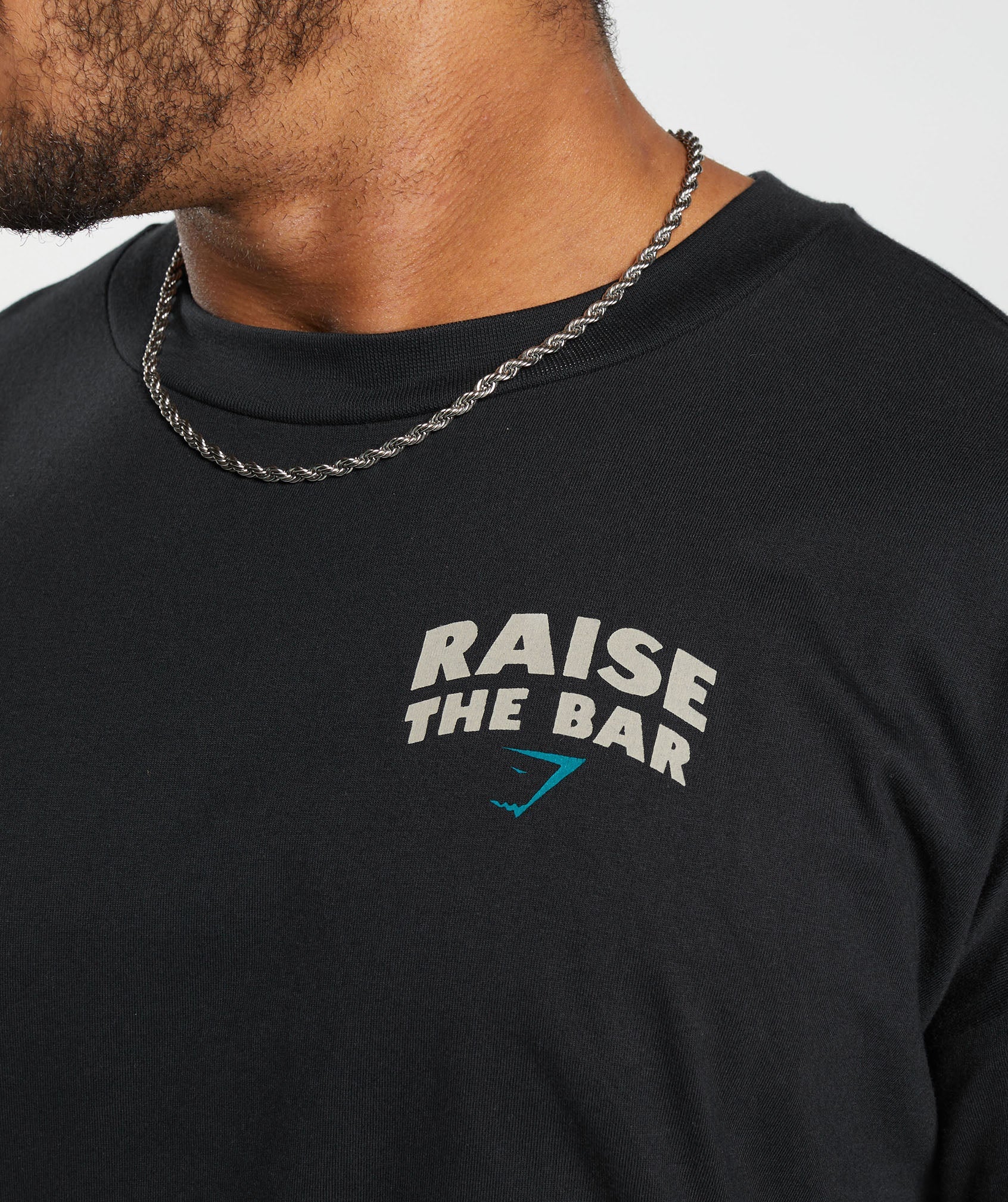 Raise the Bar T-Shirt in Black - view 6