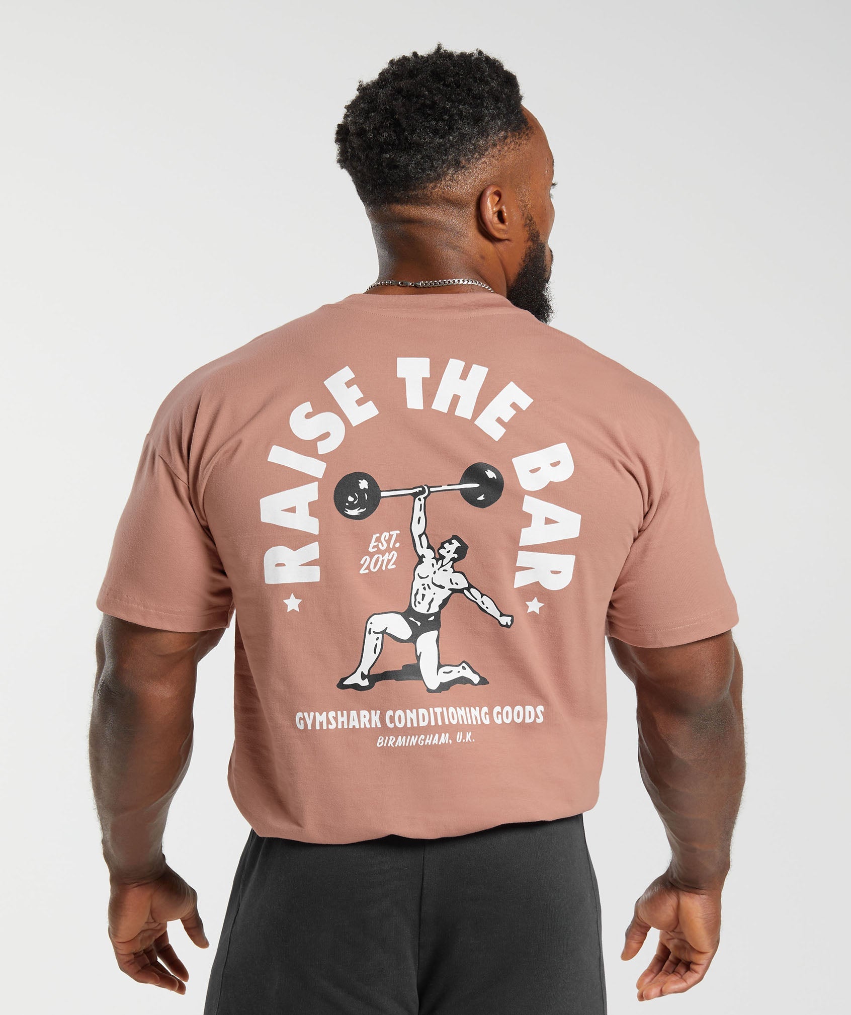Raise the Bar T-Shirt in Faded Pink - view 1