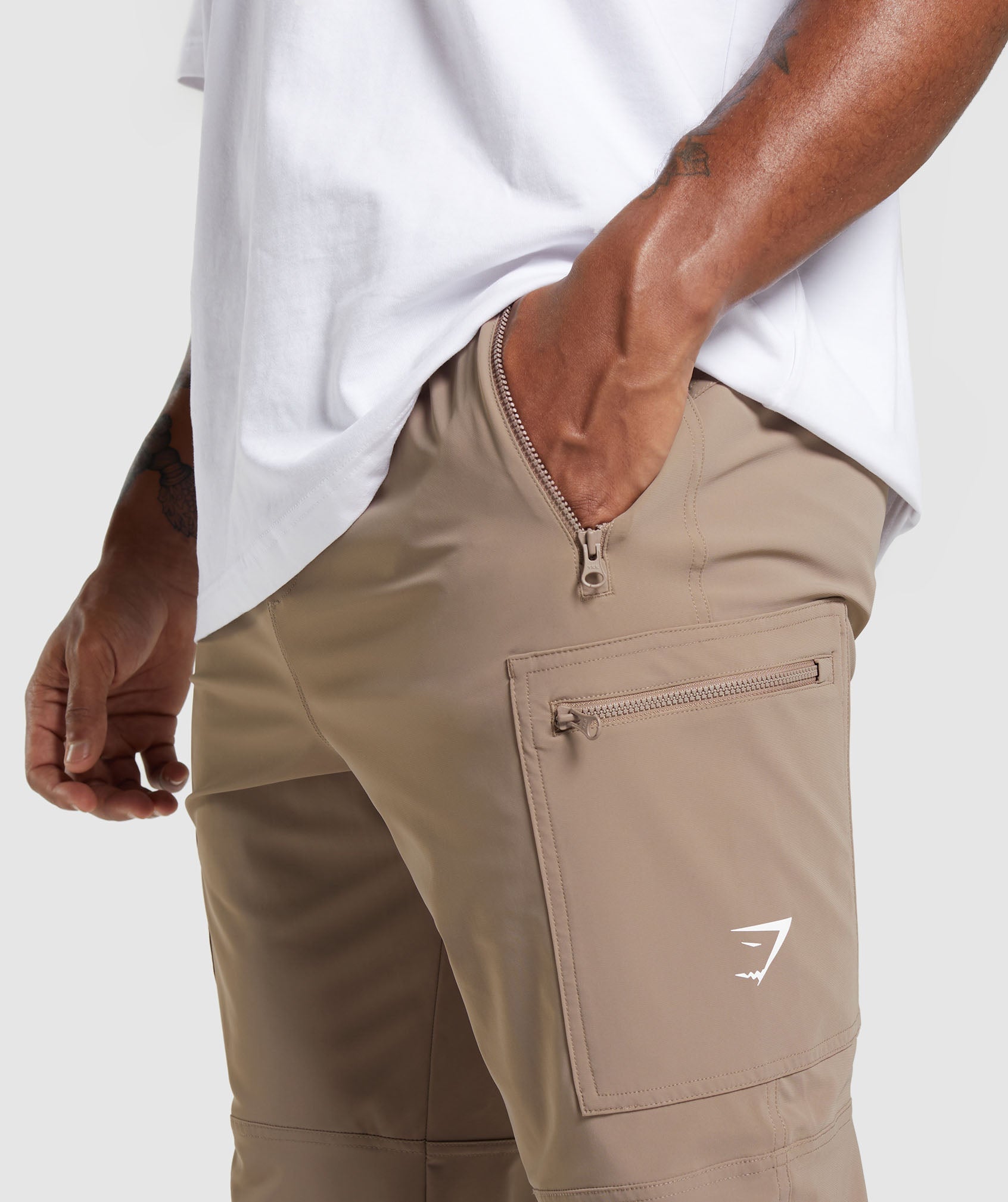 Rest Day Cargo Pants in Mocha Mauve - view 5