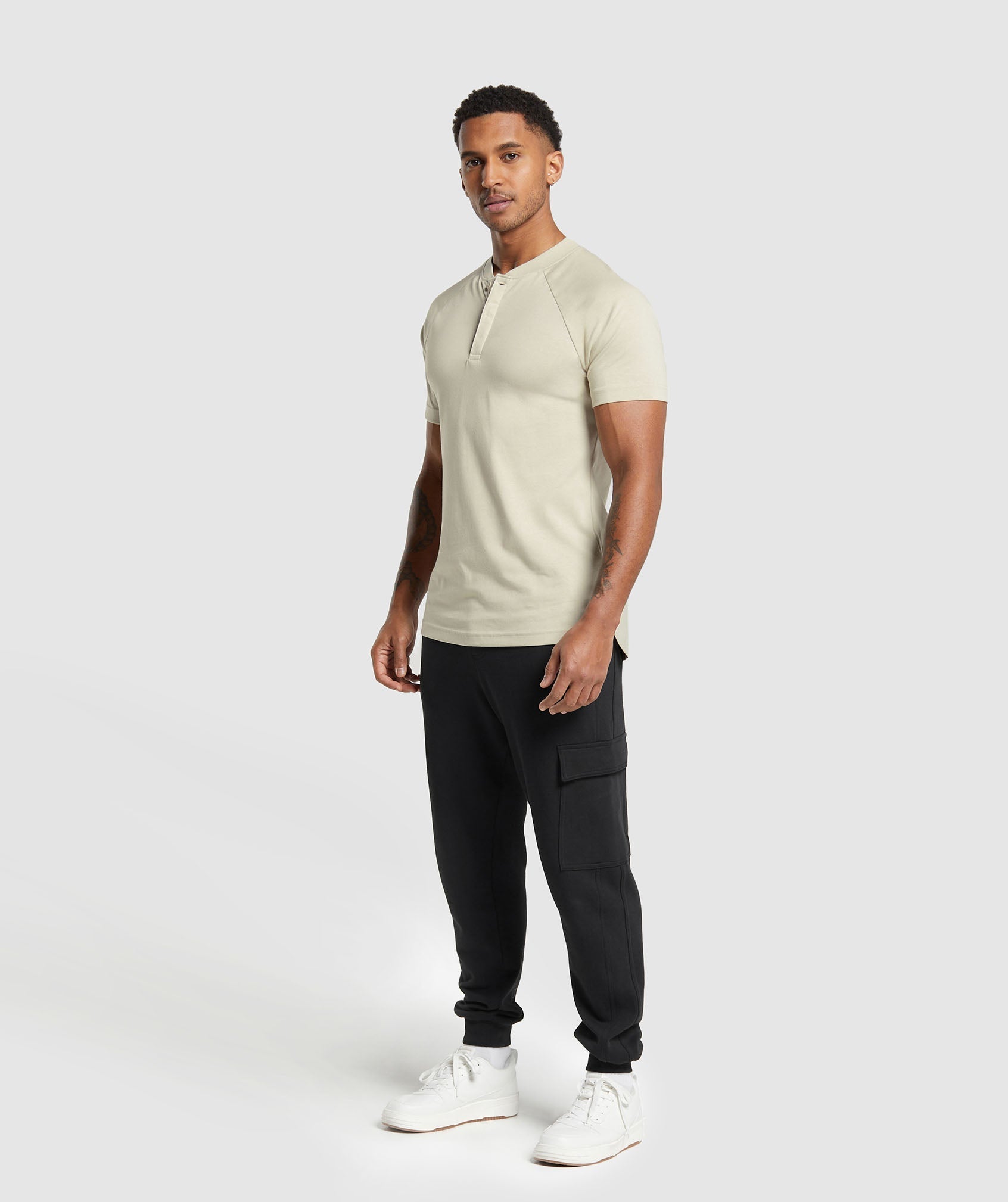Rest Day Commute Polo Shirt in Pebble Grey - view 4