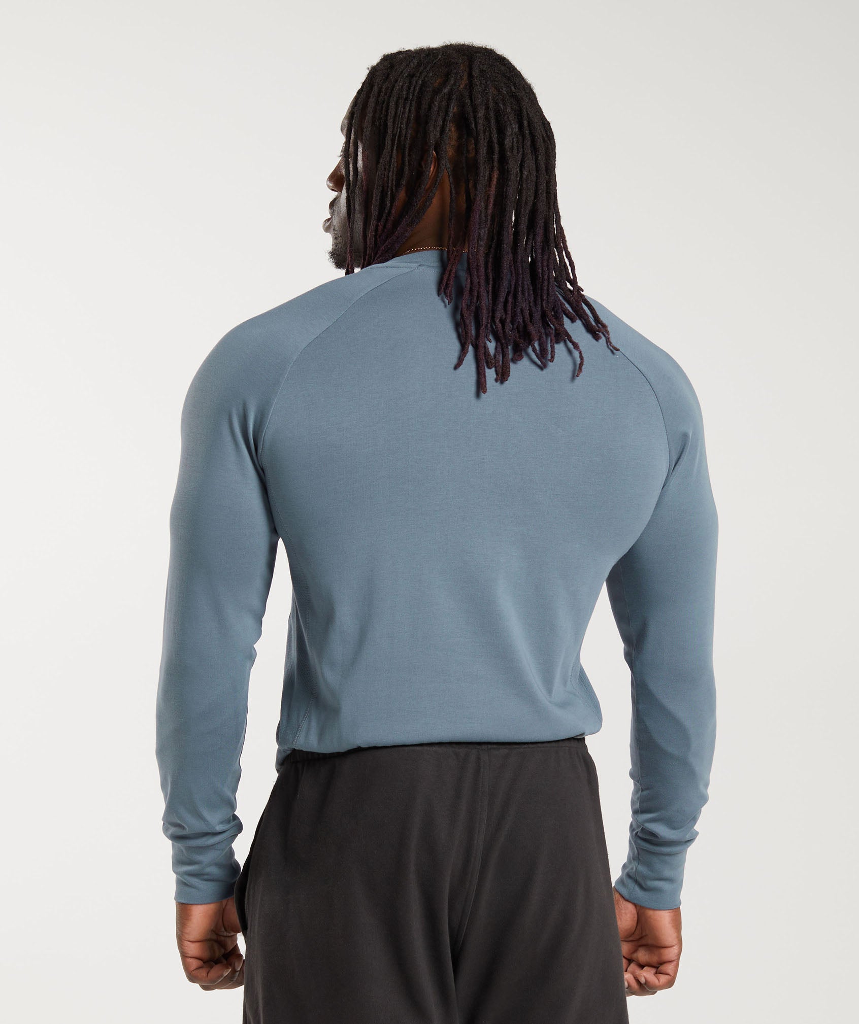 Rest Day Essentials Henley in Evening Blue - view 2