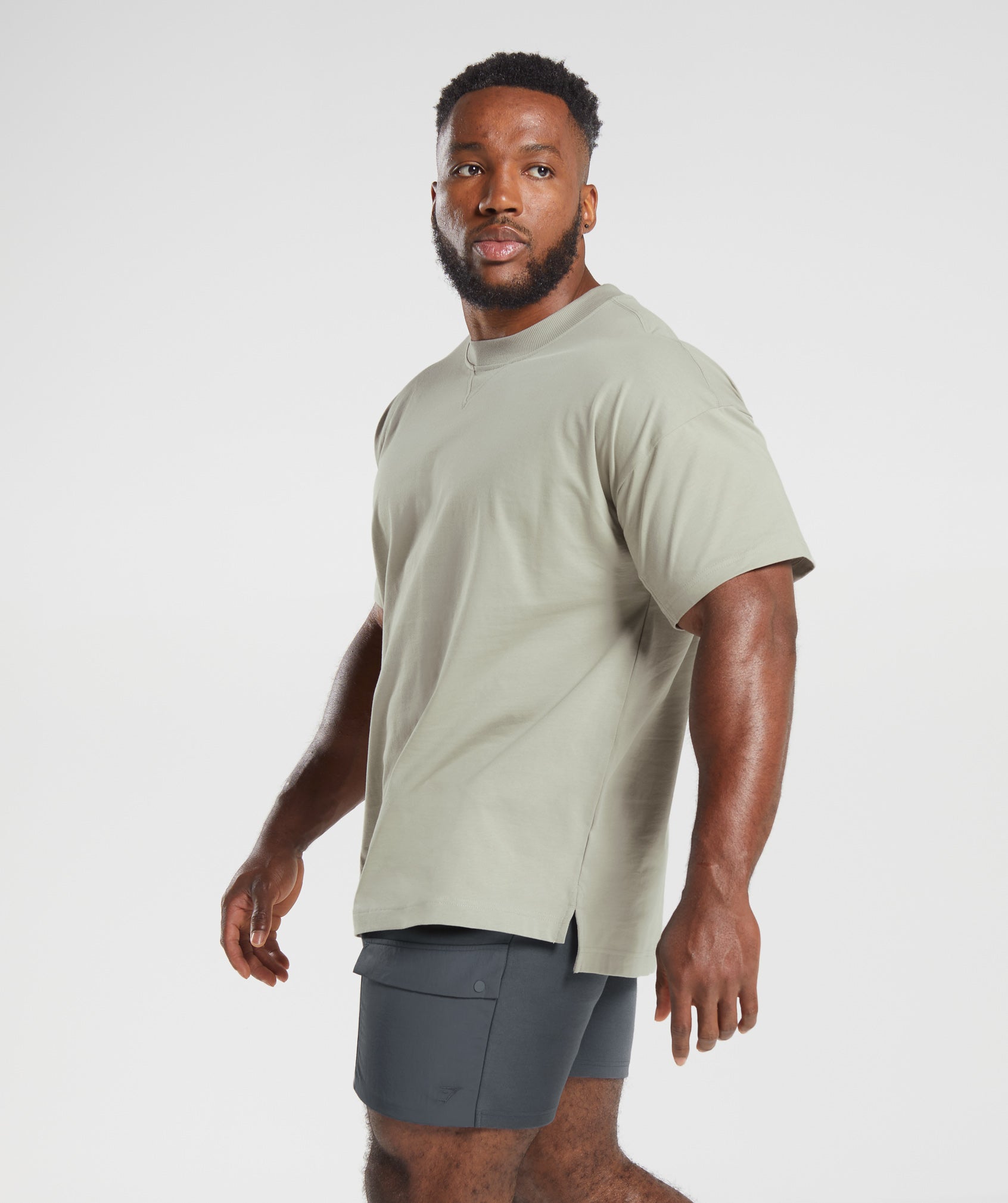 Rest Day Essentials T-Shirt in Ecru Brown