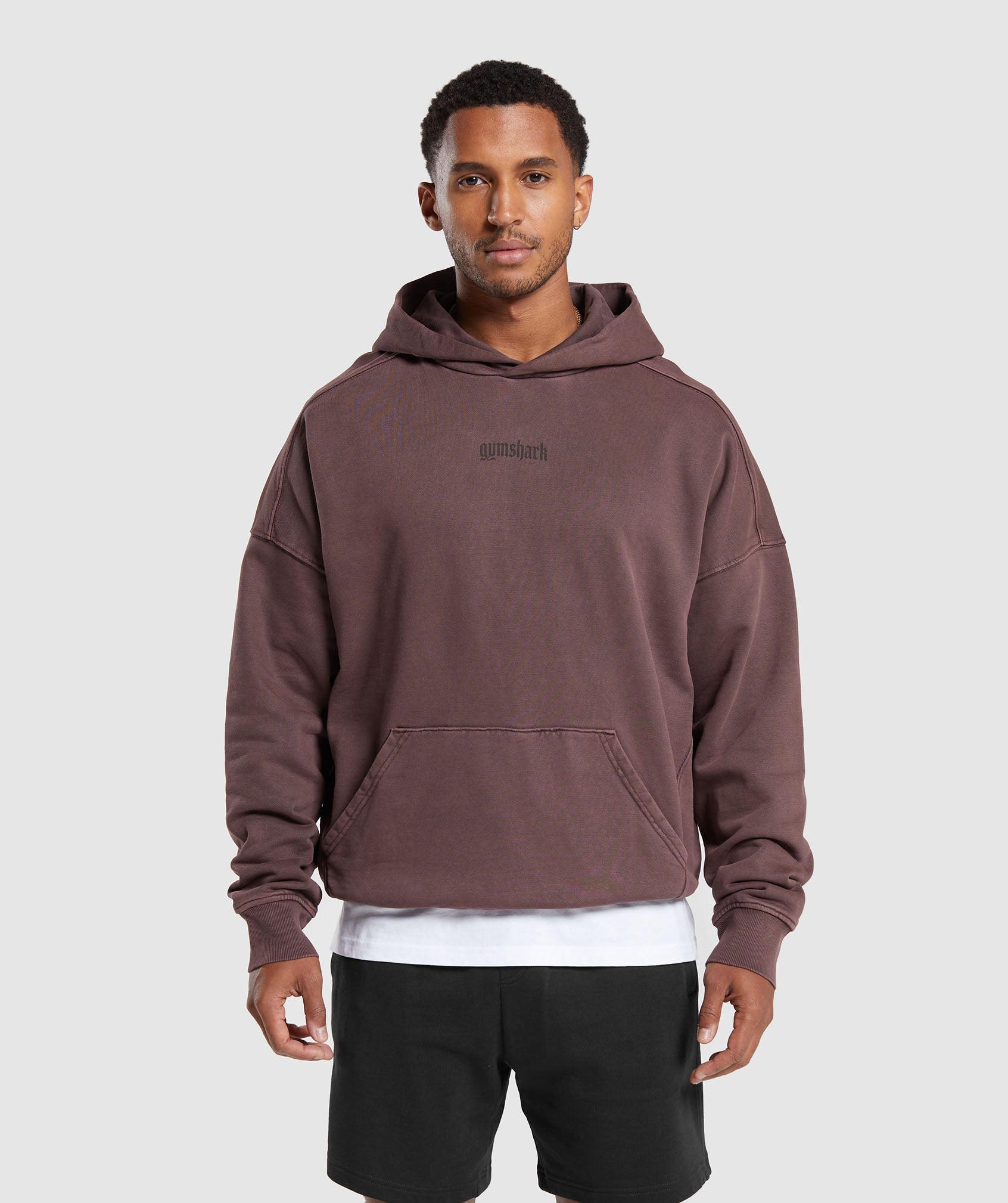 Heavyweight Hoodie in Cocoa Brown - view 2
