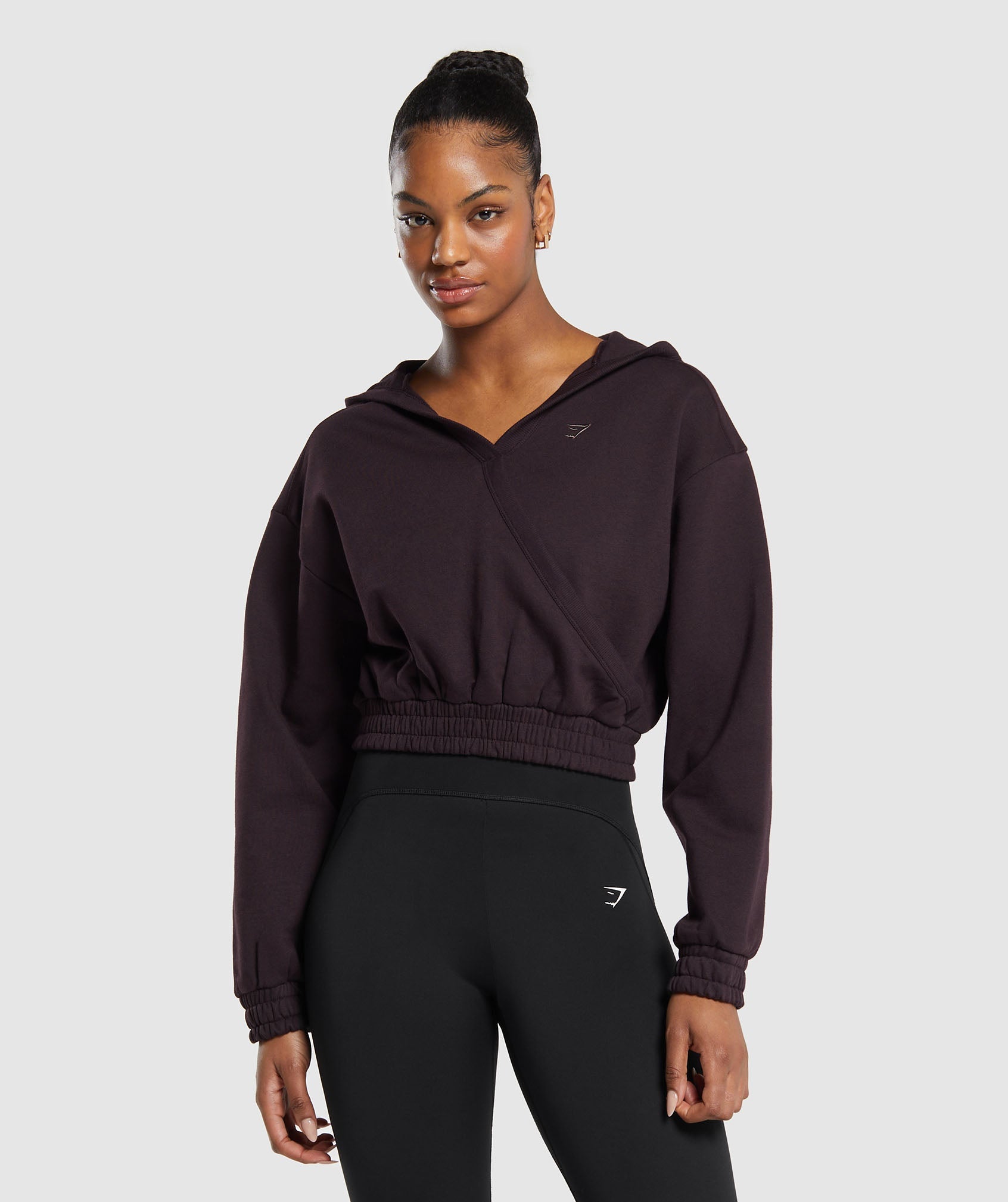 Rest Day Midi Pullover in Plum Brown