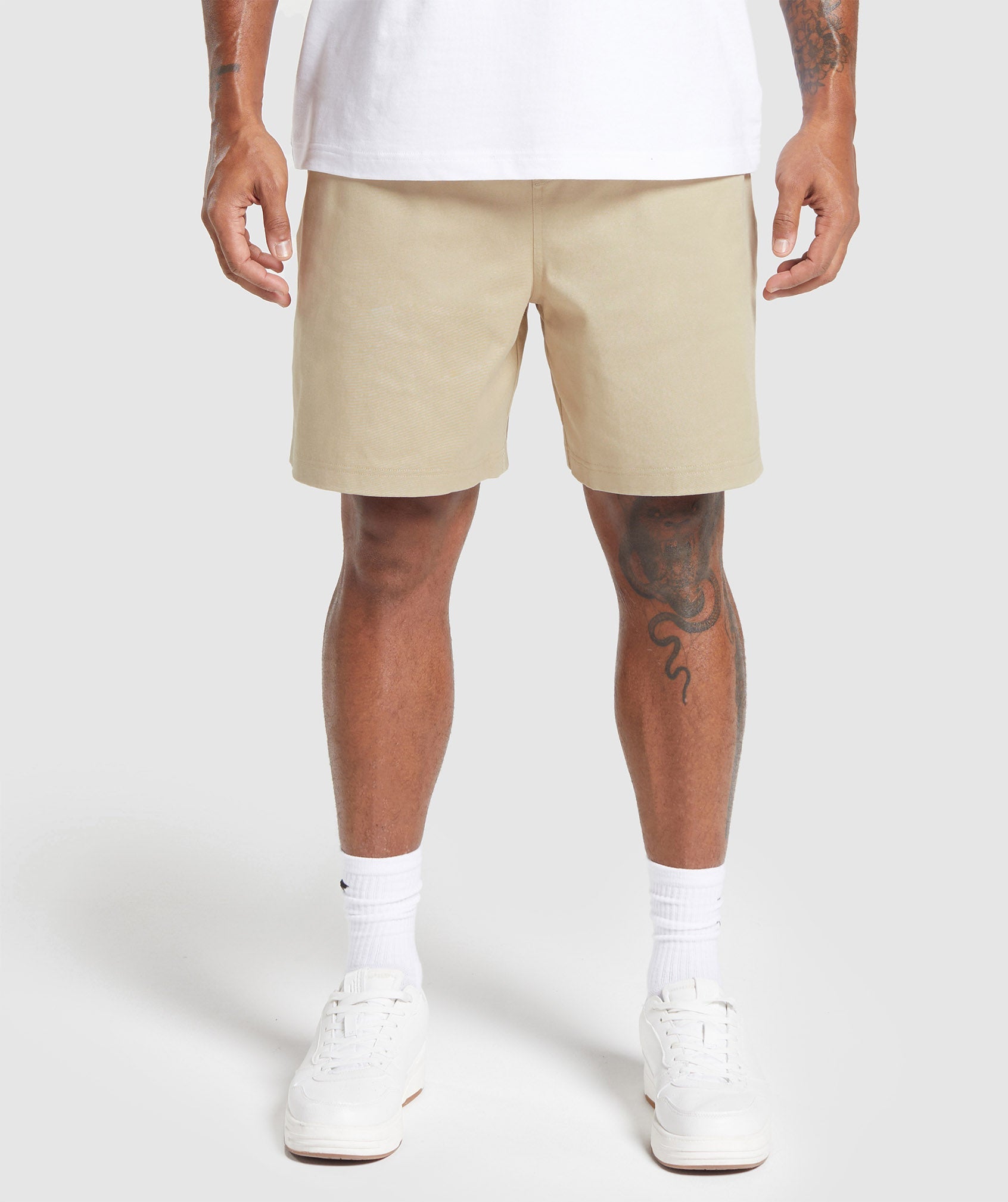 Rest Day Woven Shorts in Desert Beige