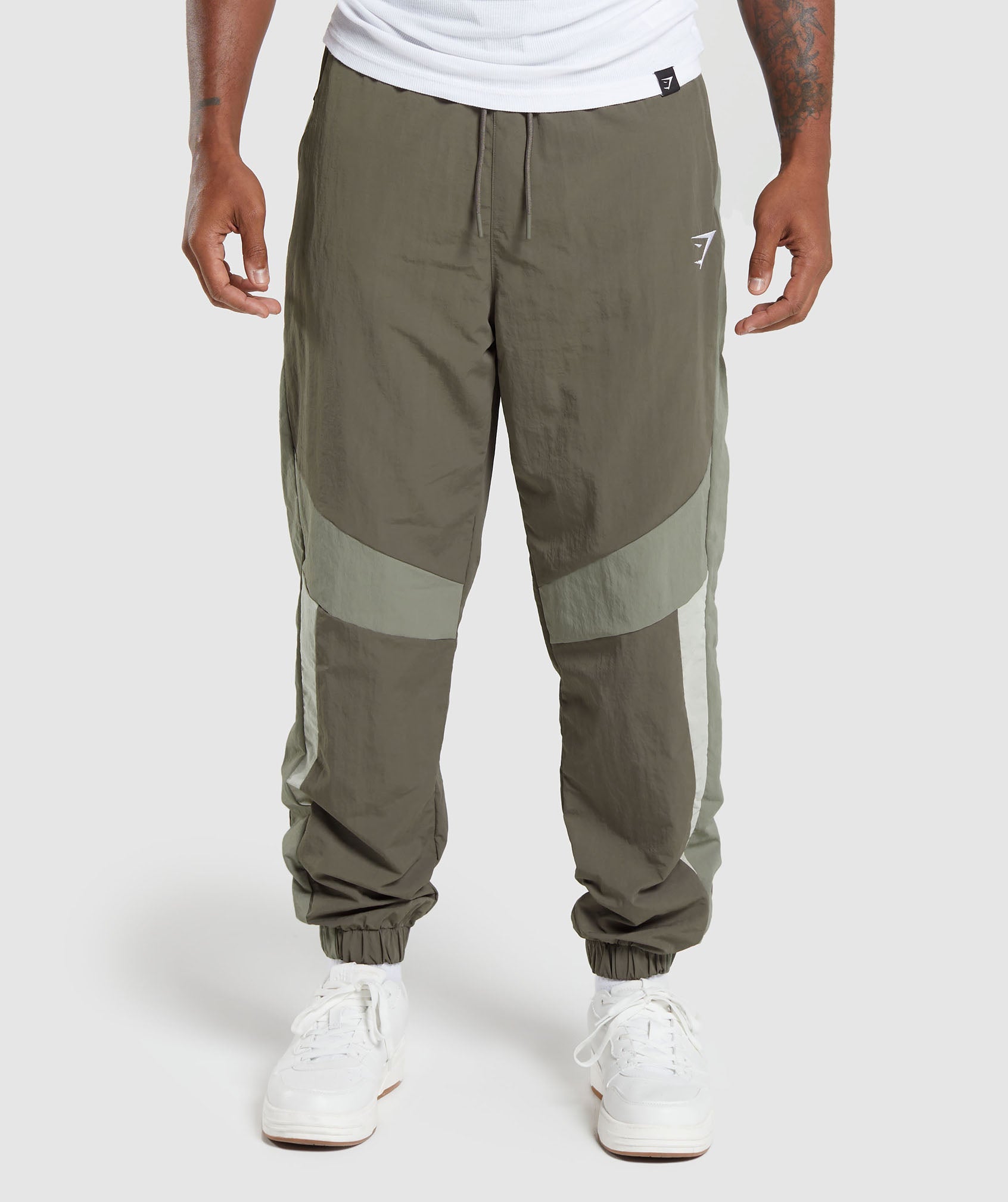 Retro Track Pants in Brown - view 1