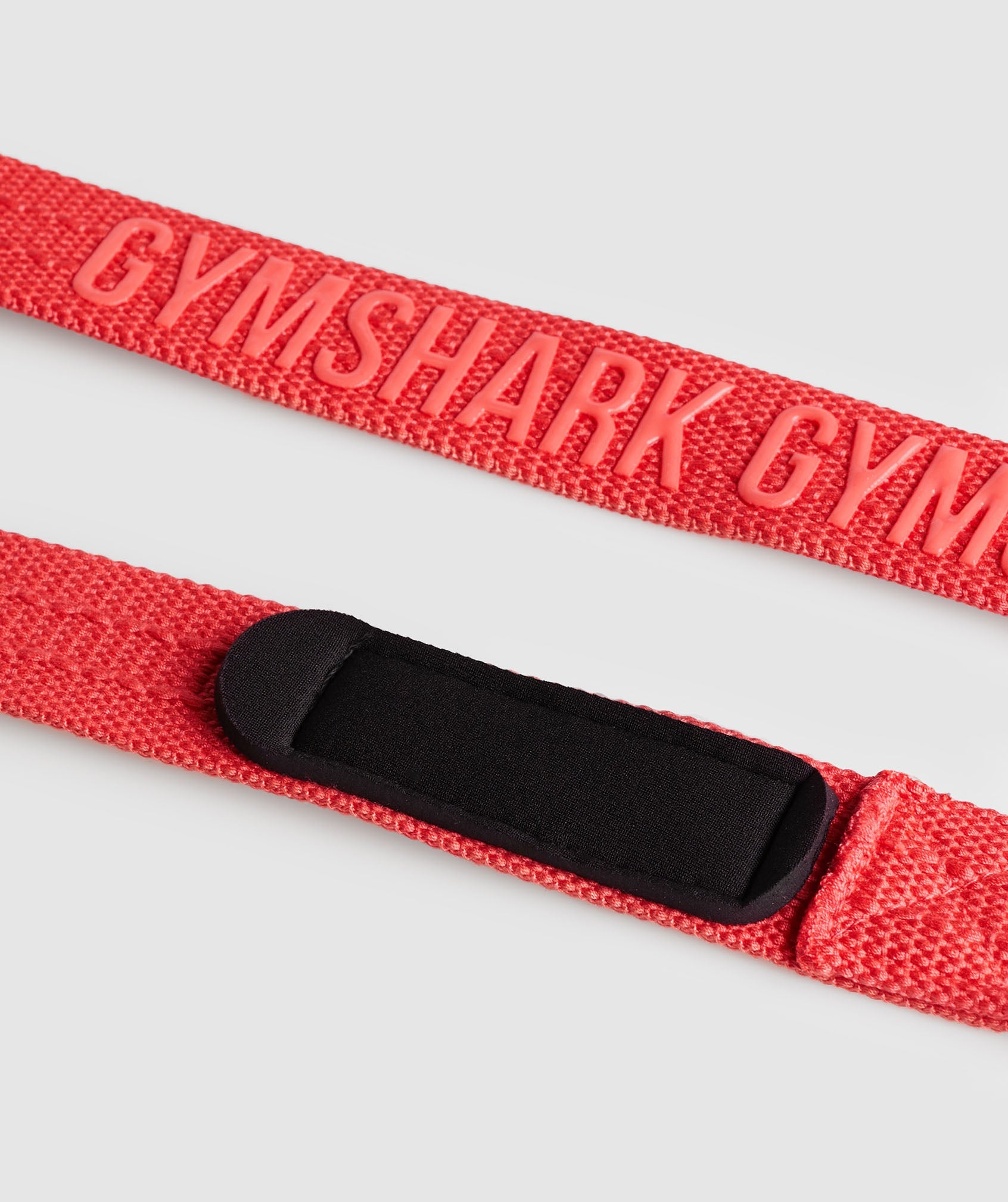 Silicone Lifting Straps in Fly Coral - view 2