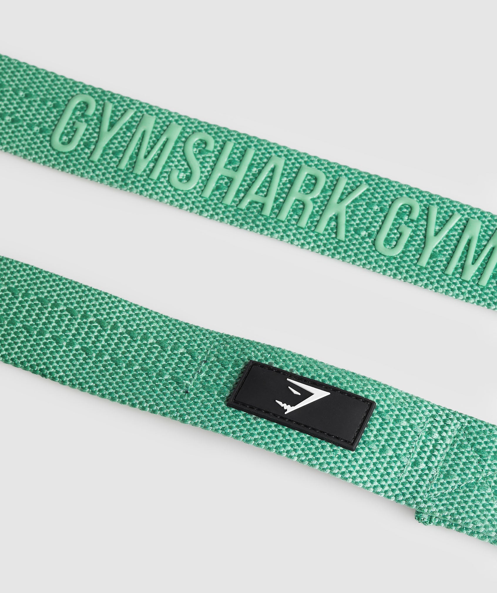 Silicone Lifting Straps in Lagoon Green - view 2