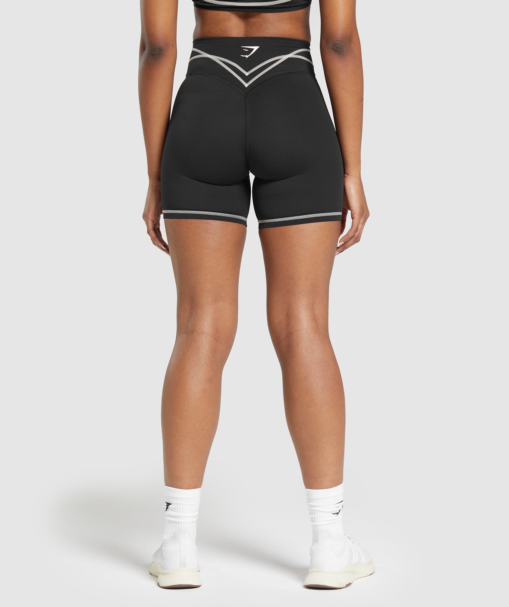 Gymshark Legacy Ruched Tight Shorts - Black