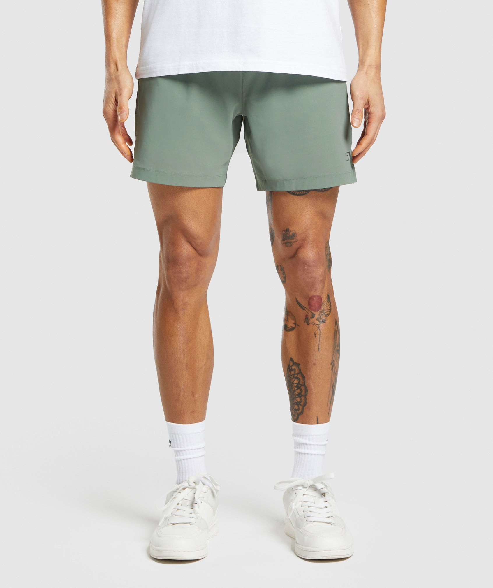 Studio 6" Shorts in Unit Green - view 1