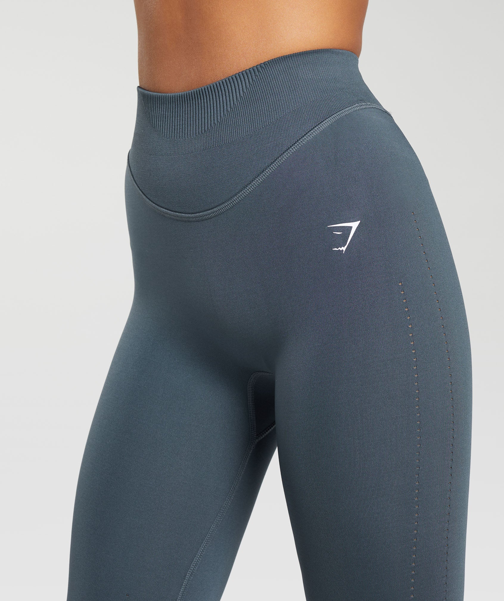 Gymshark Sweat Seamless Leggings - Titanium Blue