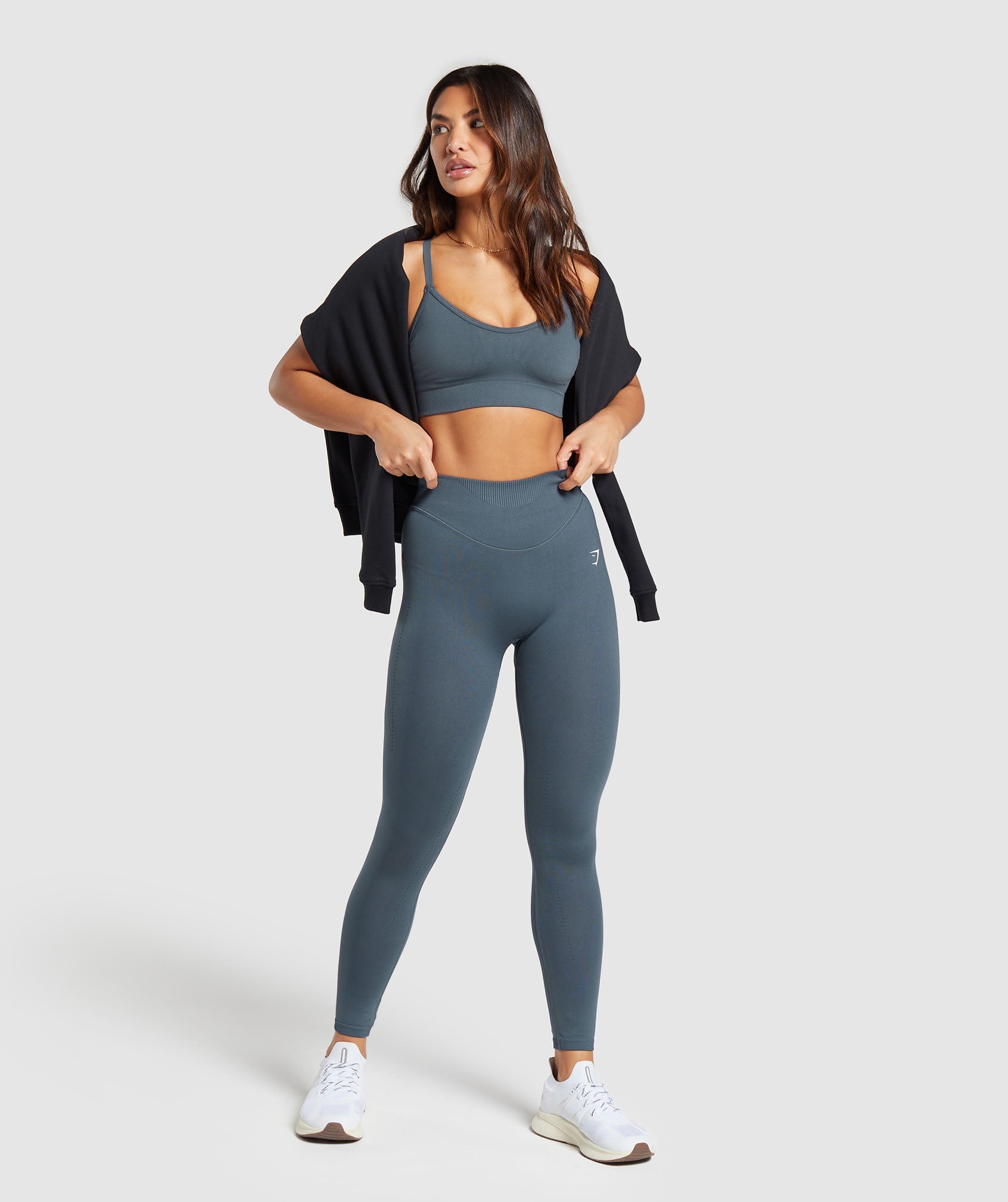 Sweat Seamless Leggings in Titanium Blue - view 5