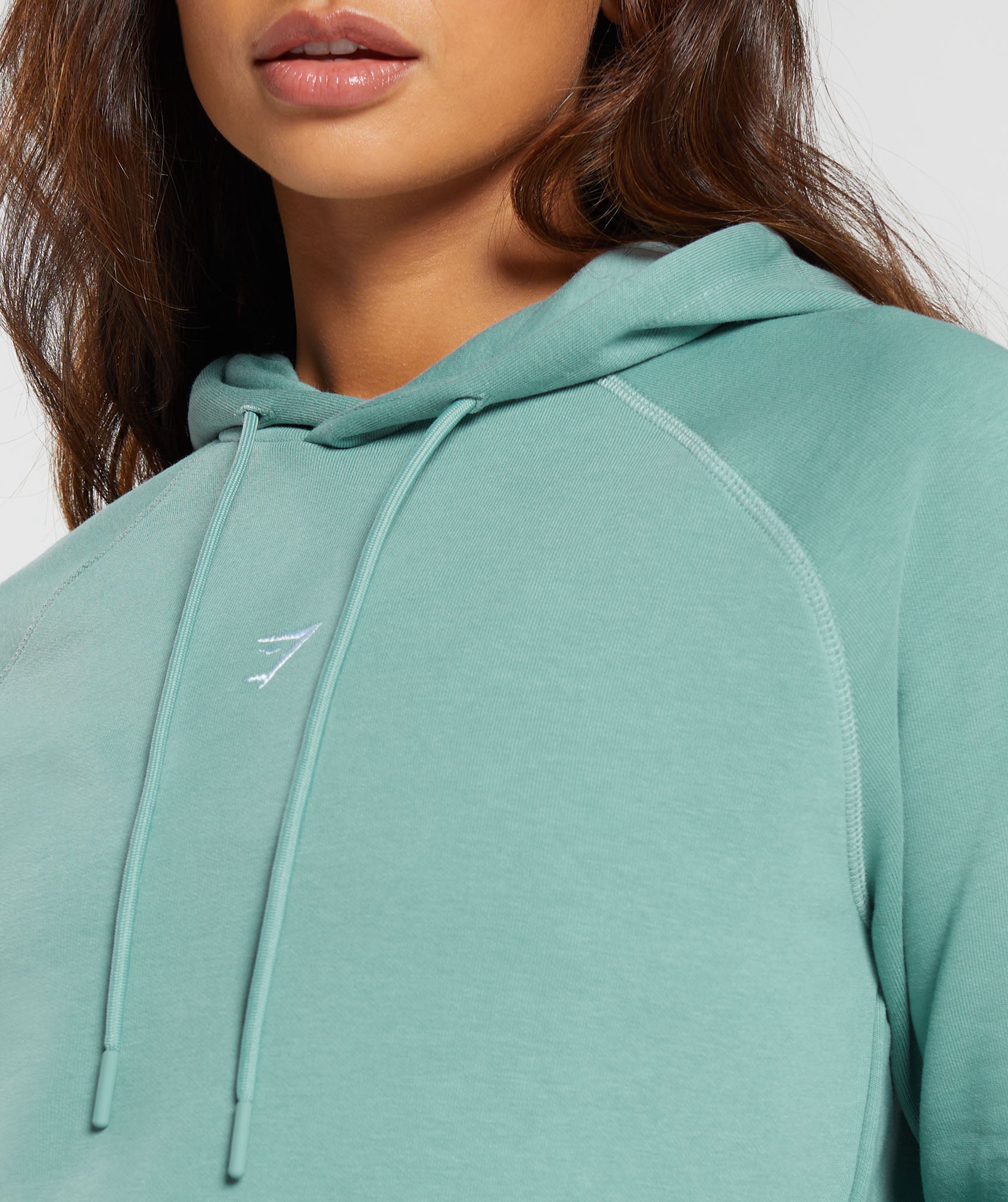Training Hoodie in Duck Egg Blue - view 3