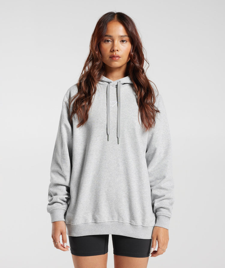 Gymshark Training Oversized Fleece Hoodie - Black | Gymshark