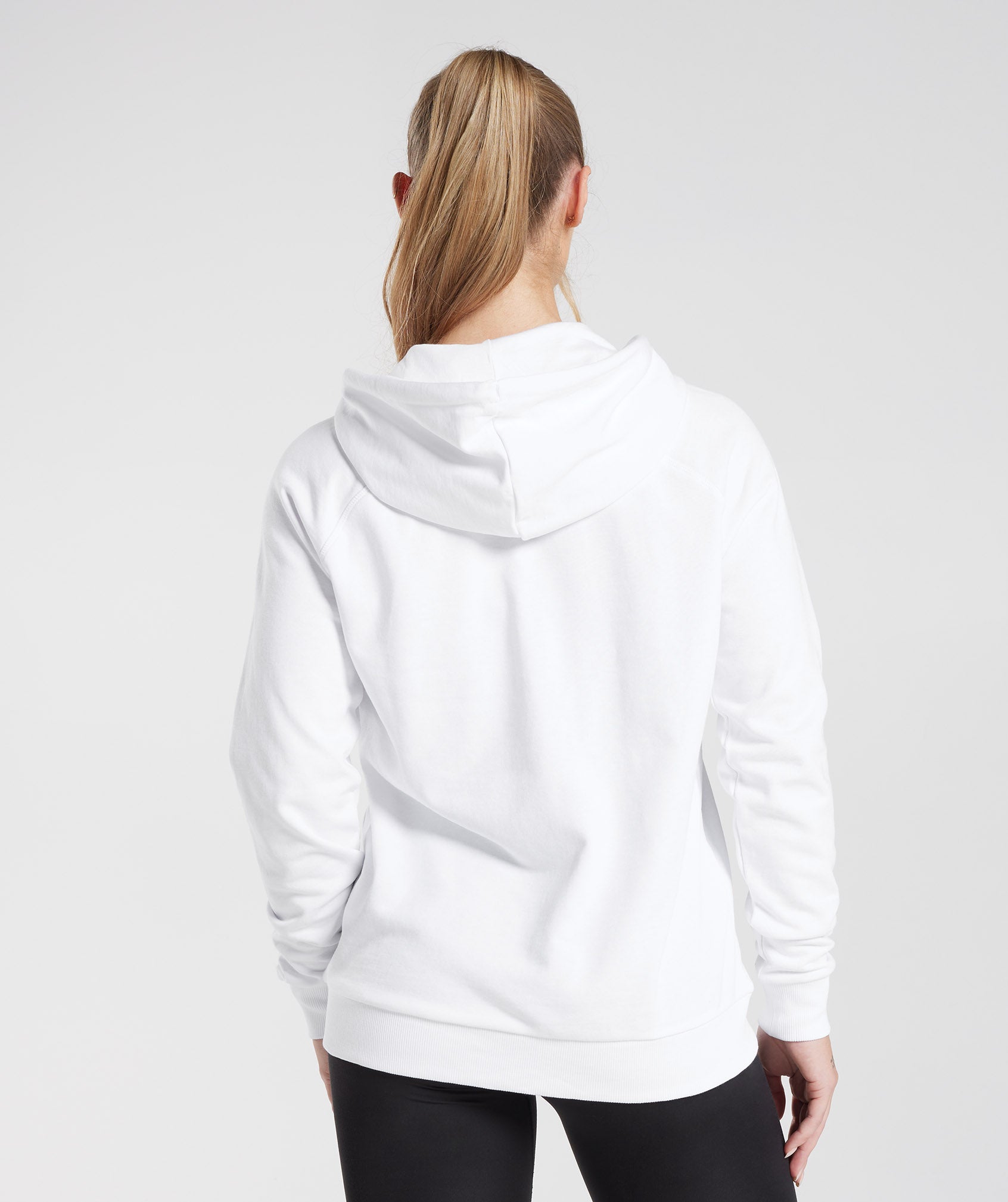 Training Zip Hoodie in White - view 2