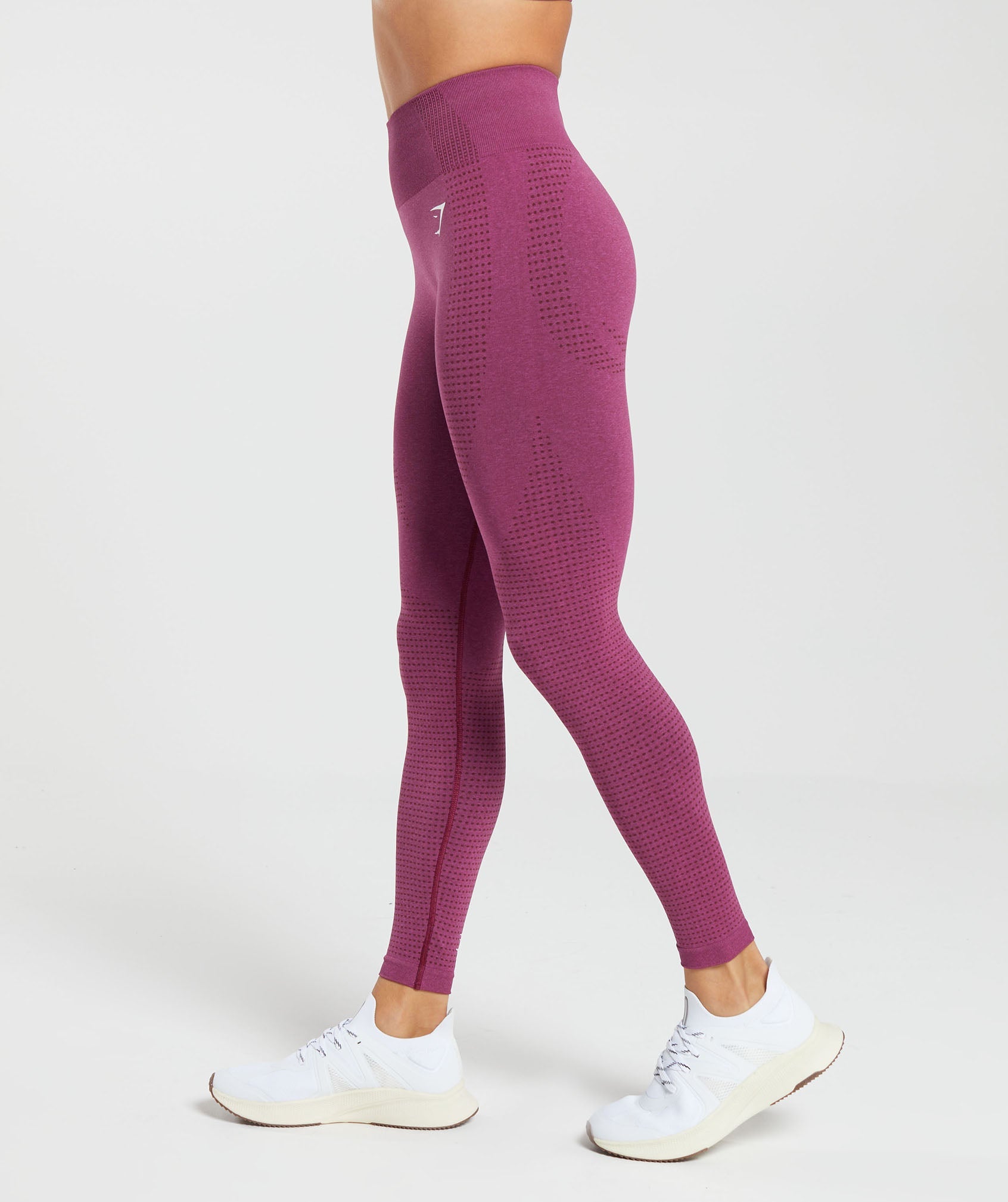 NEW) XS Gymshark Vital Seamless Leggings Dusky Pink Marl, Women's