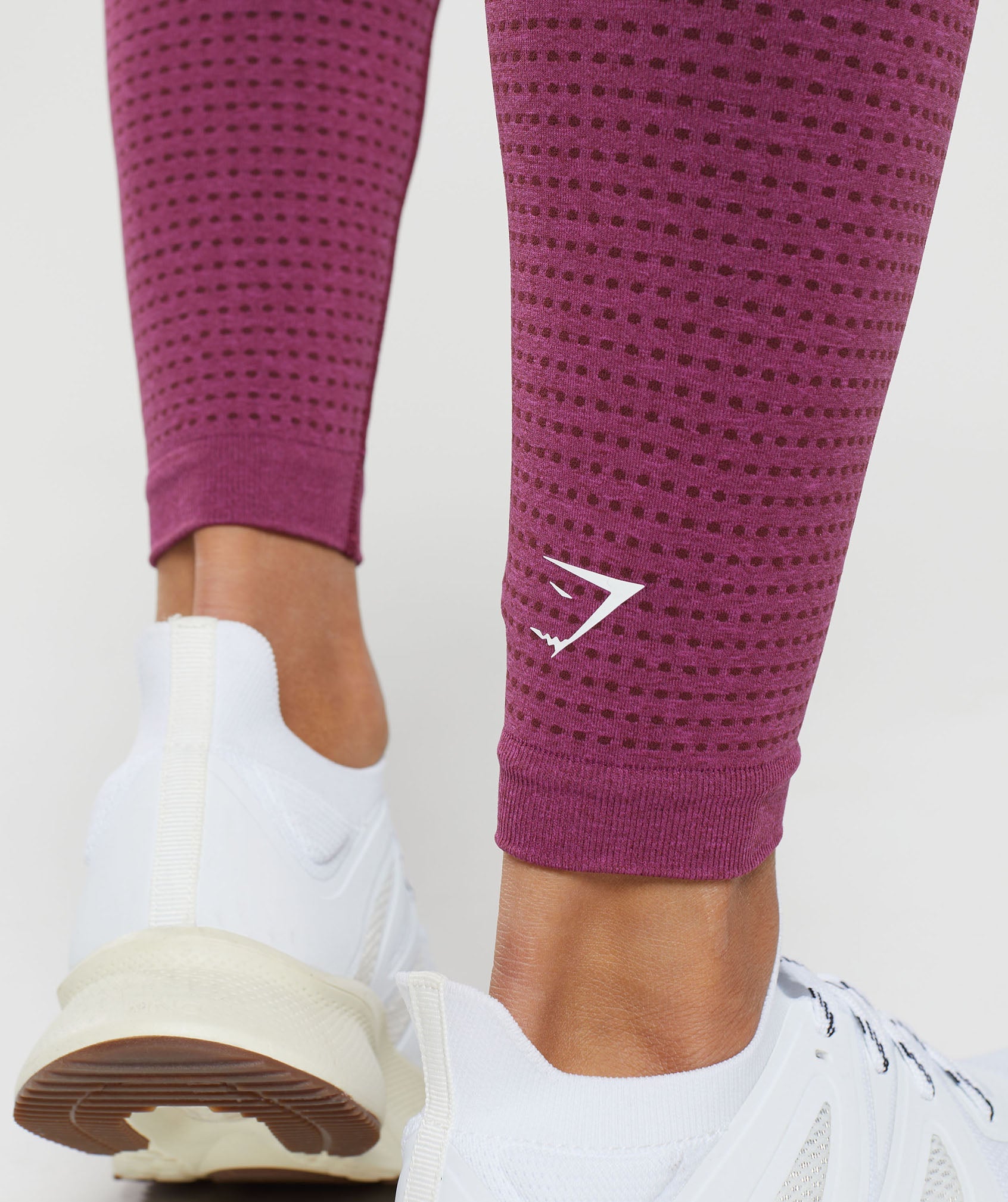 NEW) XS Gymshark Vital Seamless Leggings Dusky Pink Marl, Women's