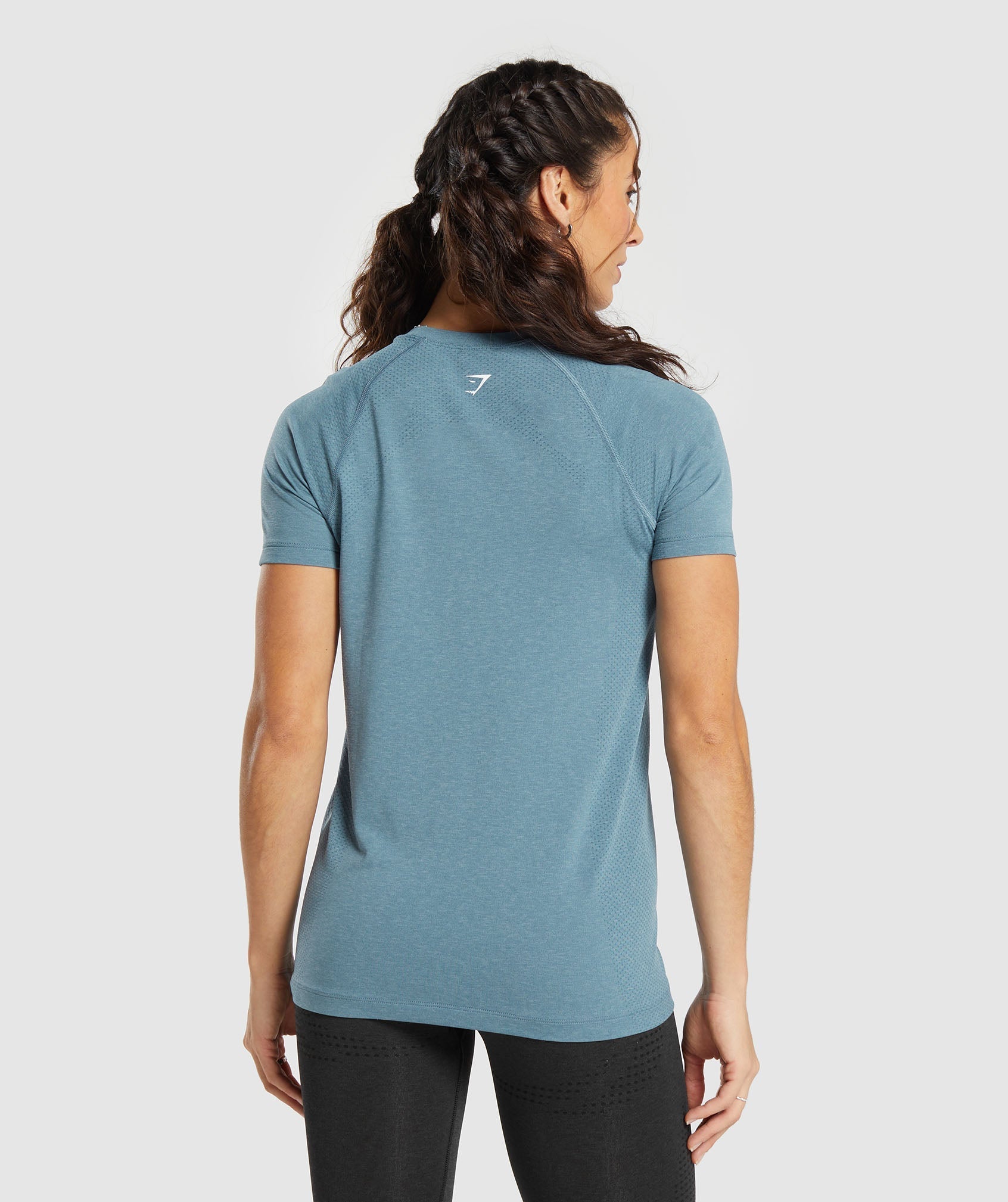 Gymshark Vital Seamless 2.0 Women's Shirt, Mottled black : :  Fashion