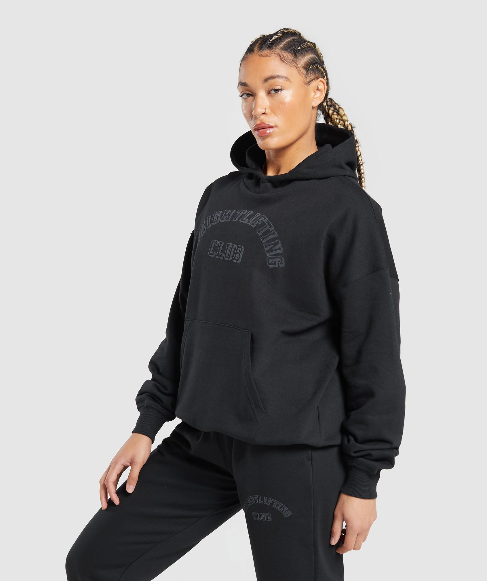 Weightlifting Oversized Hoodie in Black - view 3