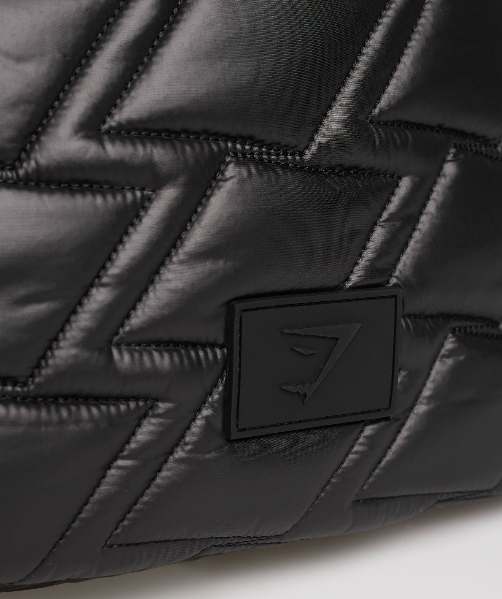 Quilted Yoga Tote in Black