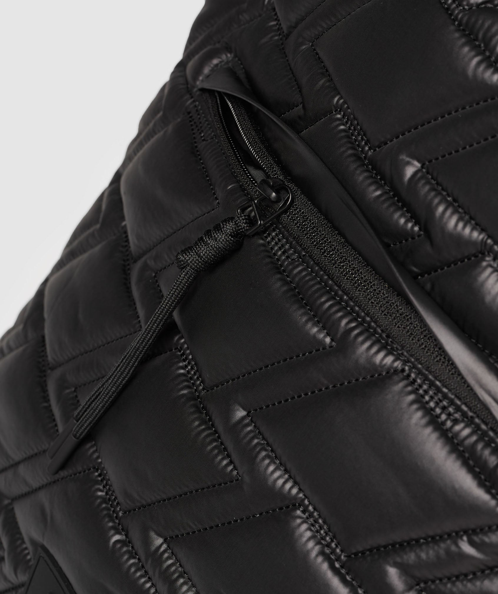 Quilted Yoga Tote in Black