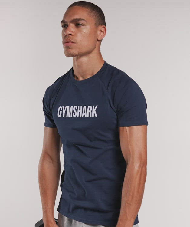 Gymshark Apollo SS T-Shirt Black/White Extra Large XL New With Tags  Athletic